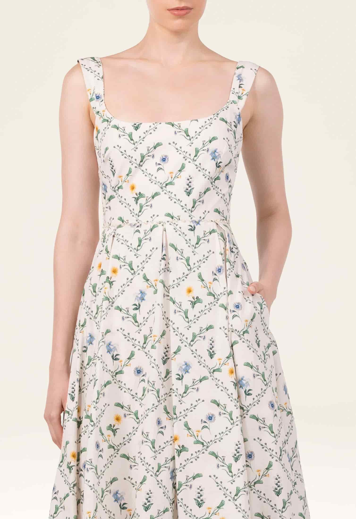 Alcaparra Brisa  Midi Dress - miniatura 7