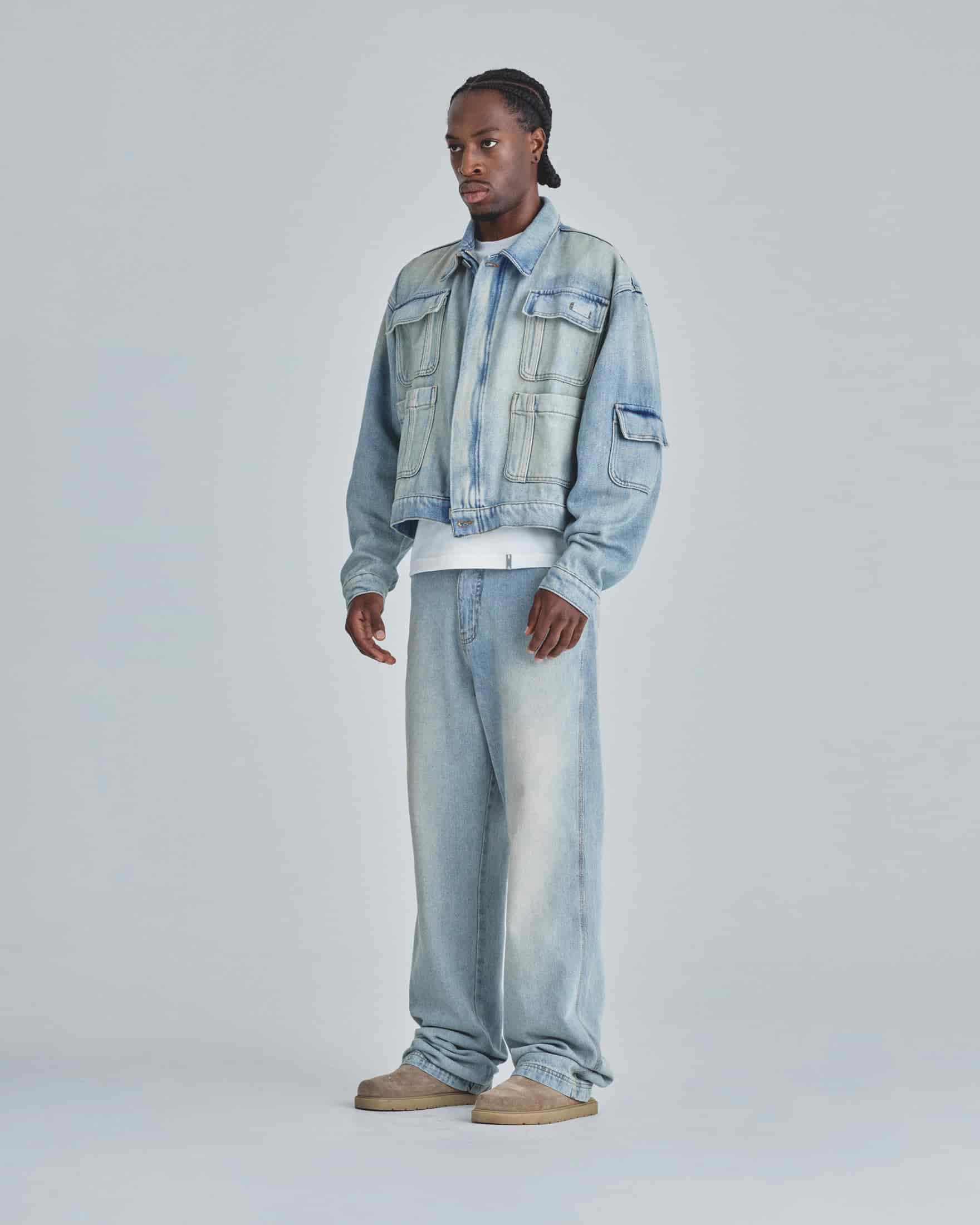 Line Basic Slim Fit Jeans Light Blue - miniatura 5