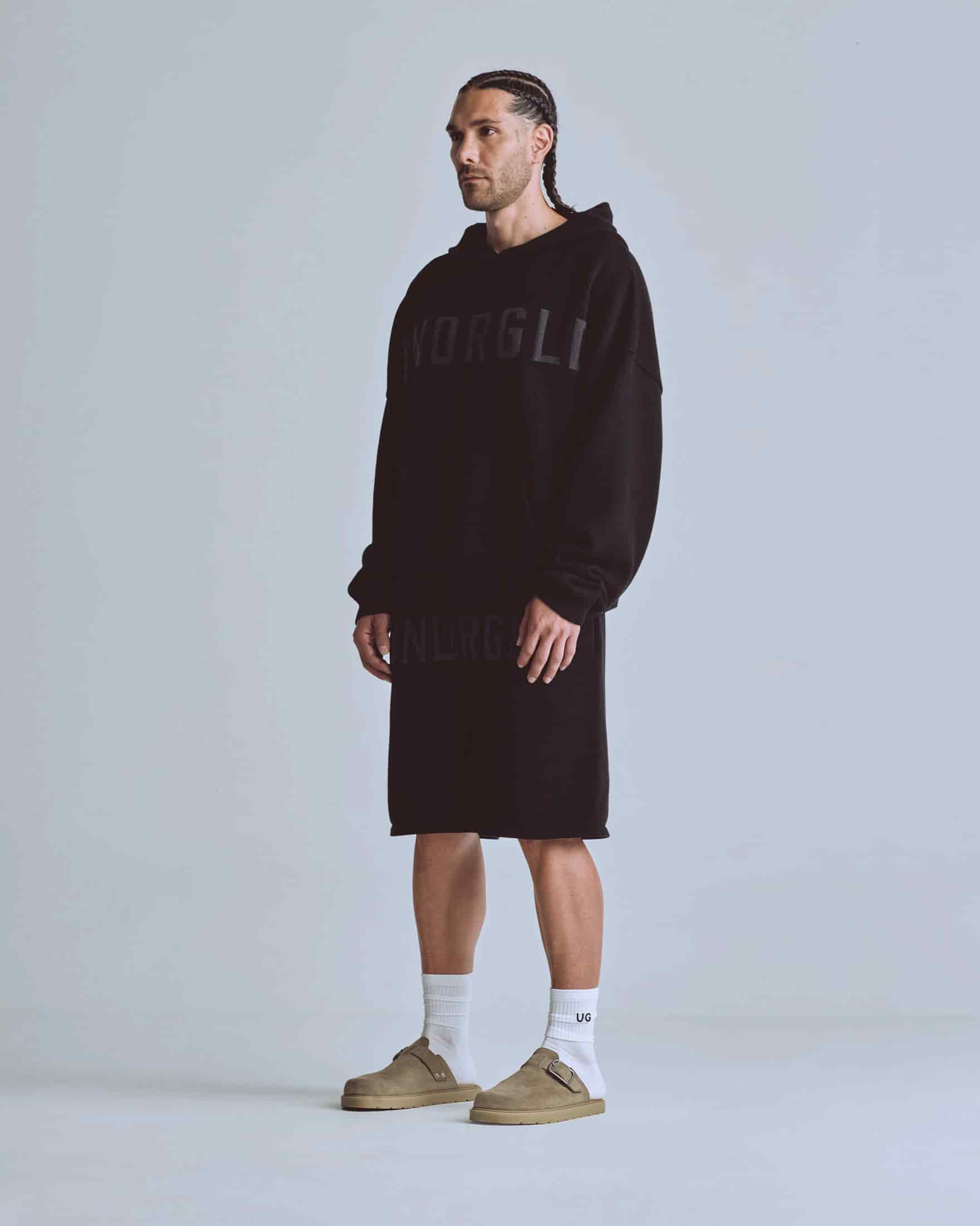 Basics UNDRGLD Knitted Shorts Black - miniatura 5
