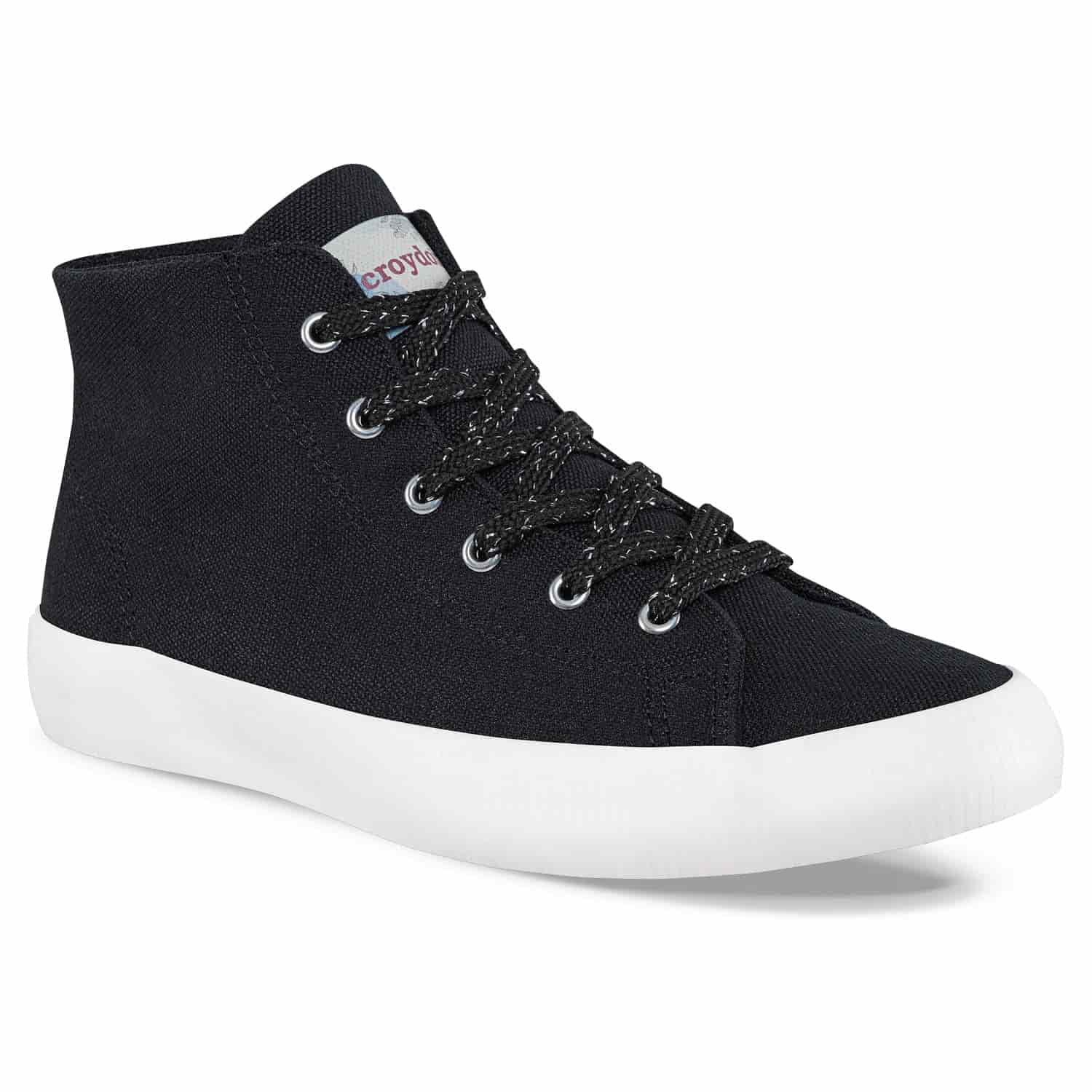 Botines Raw Alto Negro Croydon para Mujer - miniatura 1