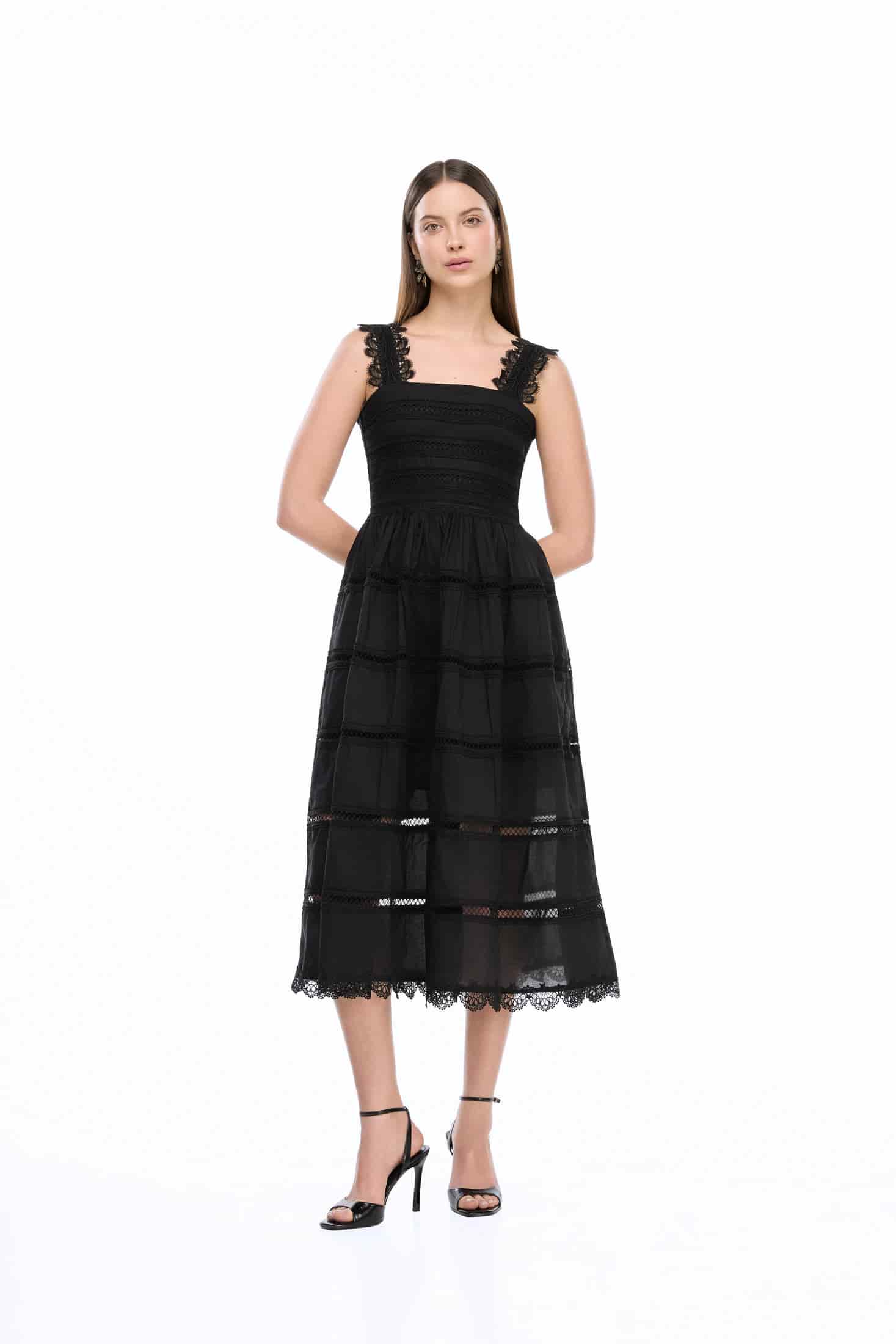 KATE DRESS BLACK - miniatura 1