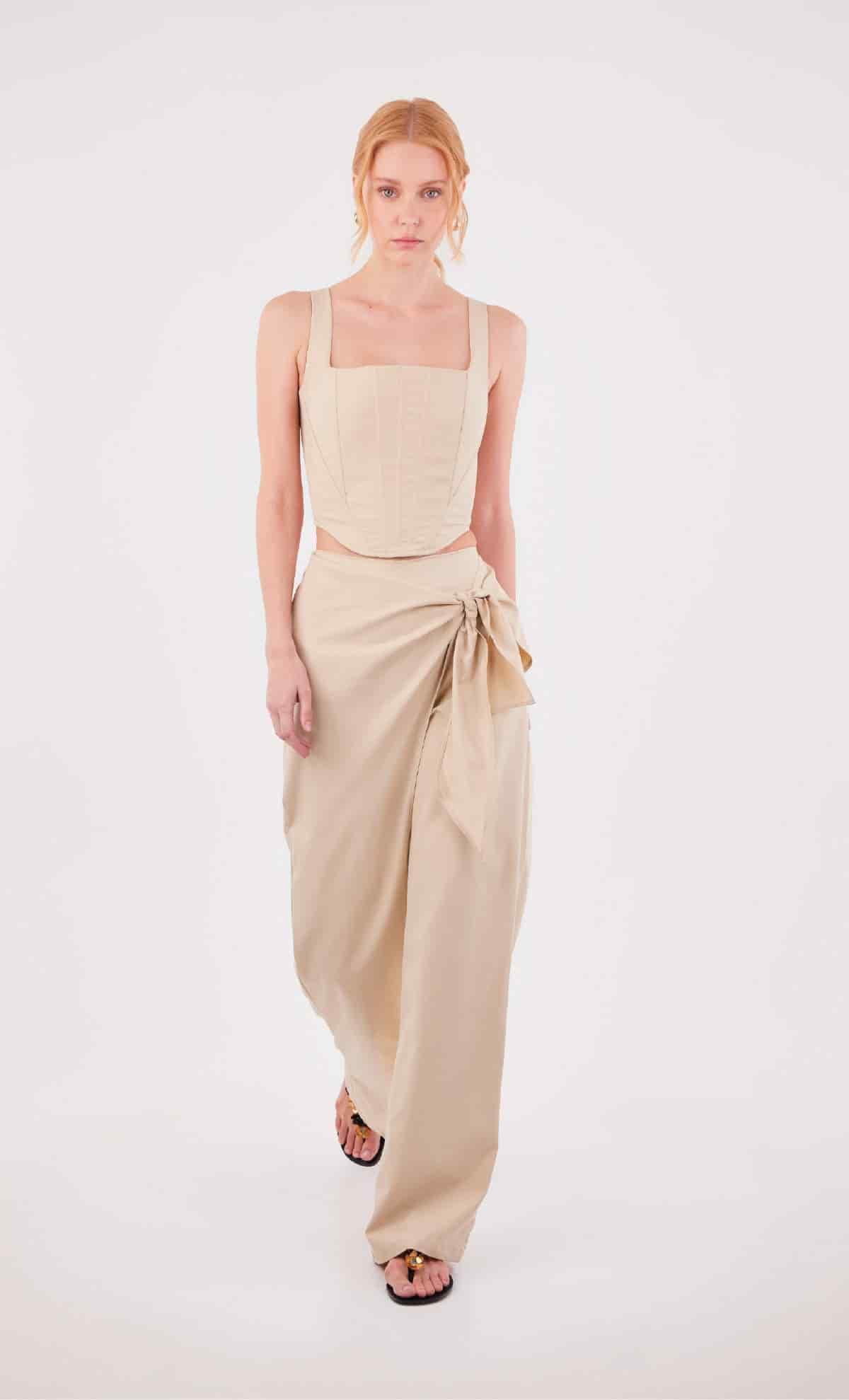 Crop Top Tritoma Sand - miniatura 2