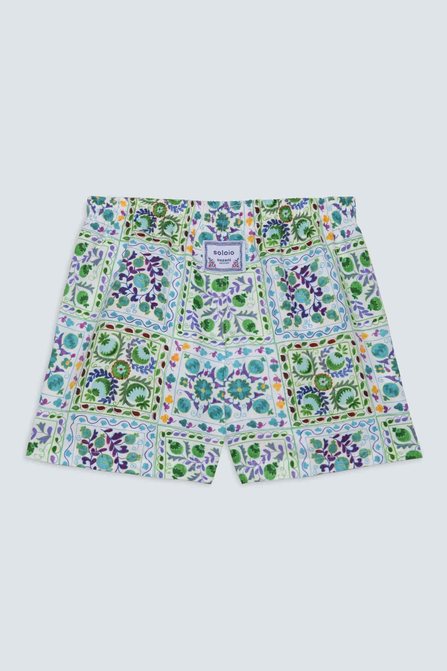 Men's suzani swim trunk green - miniatura 5