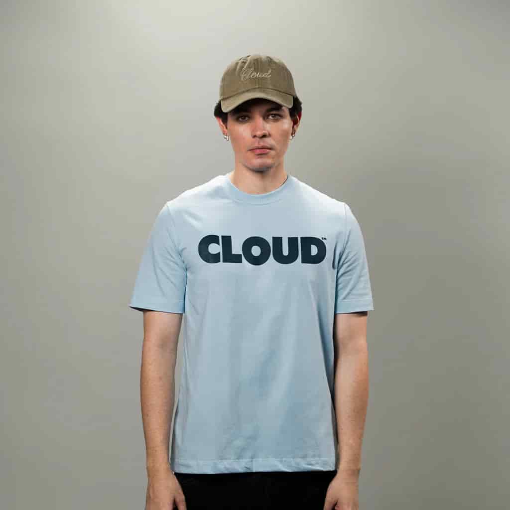 Camiseta BLOCK azul sobre azul  (Regular fit) - miniatura 7