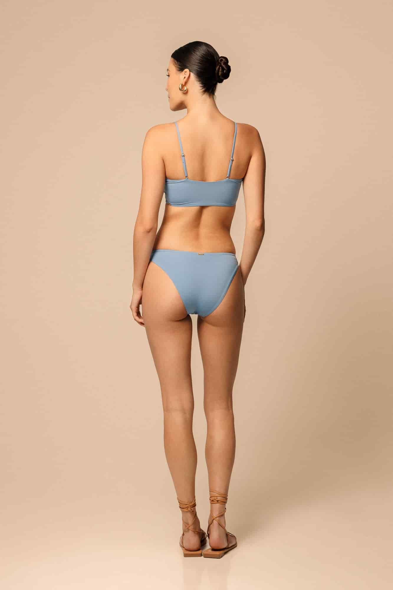 LETICIA BOTTOM / Azul Crema - miniatura 4
