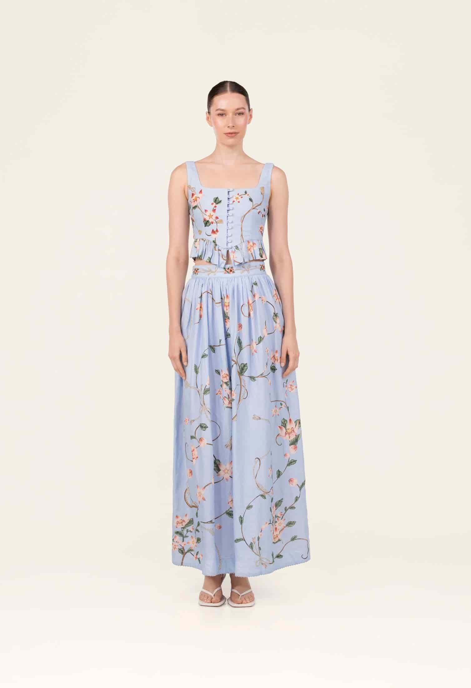 Tangelo Navegante Maxi Skirt - miniatura 5