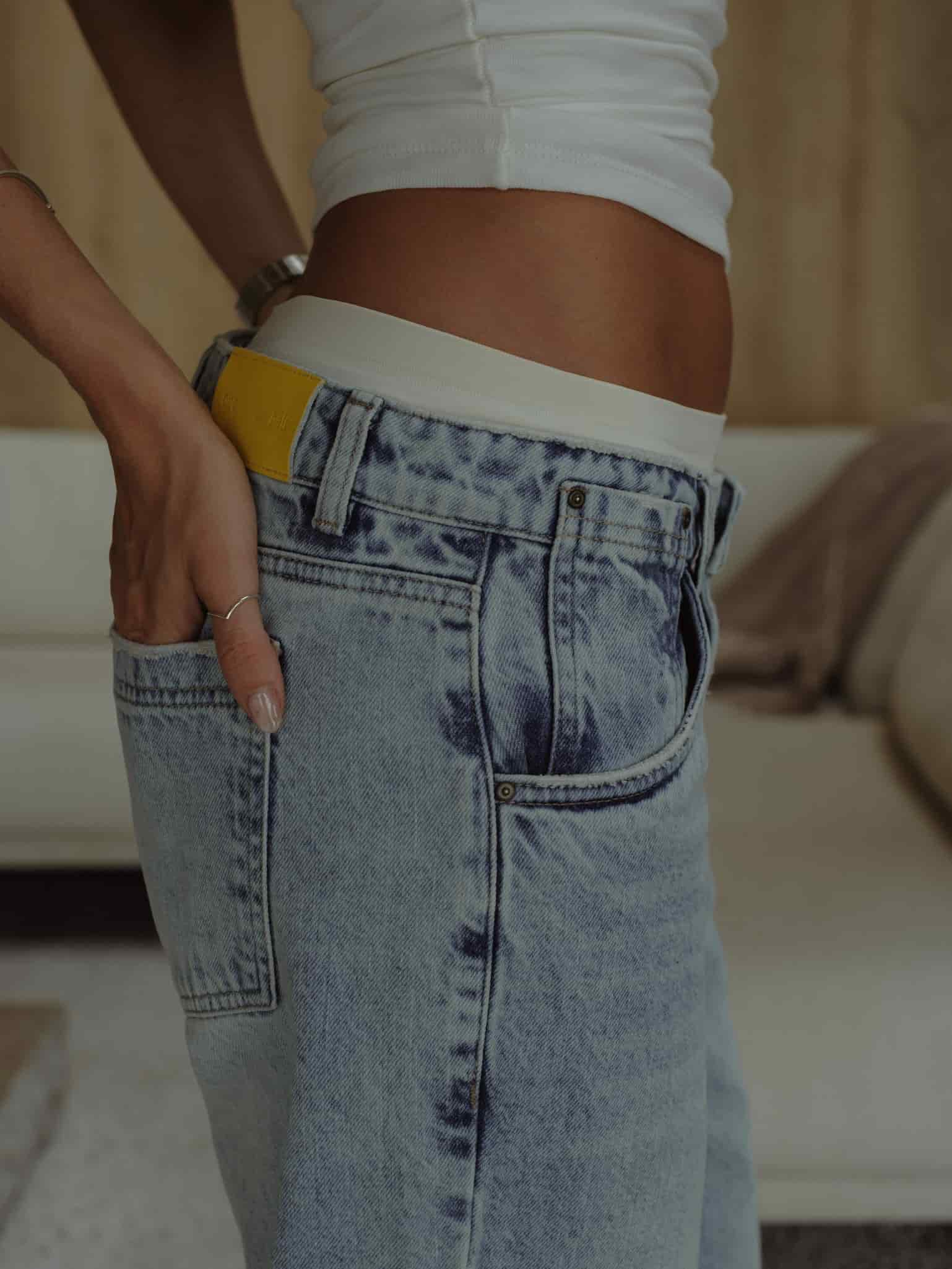 LOW RENEW JEAN - OLD LIGHT BLUE - miniatura 12