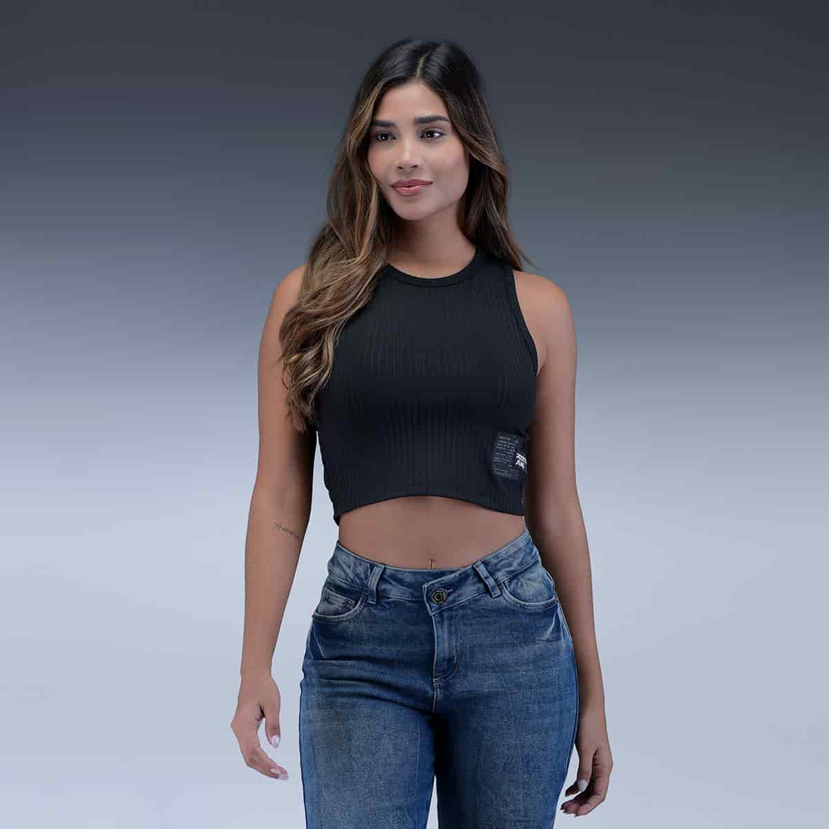 Blusa Negra Mujer - miniatura 1