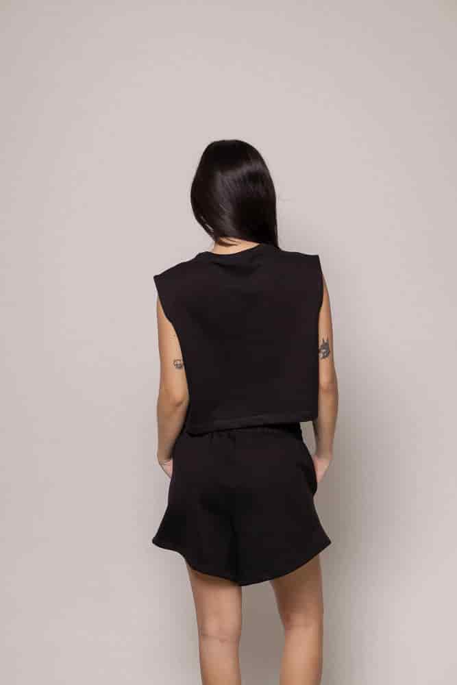Camisilla 8727 Sgo Dama-Negra - miniatura 3