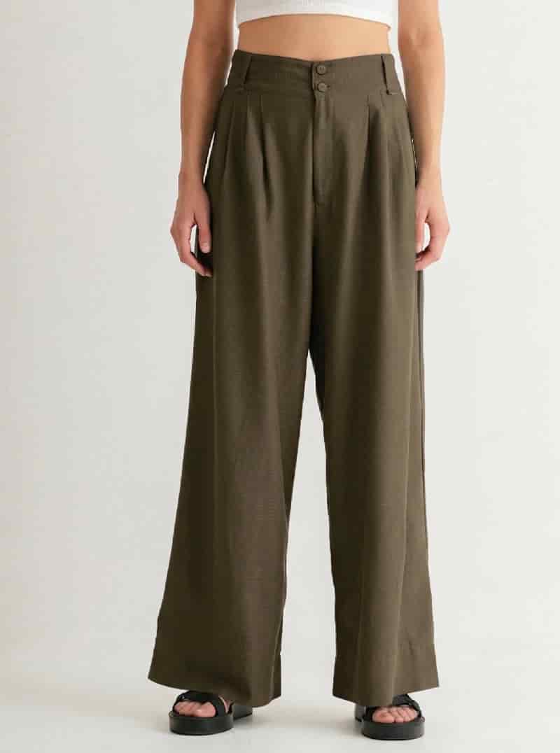 PANTALÓN CANVAS OLIVO - miniatura 2