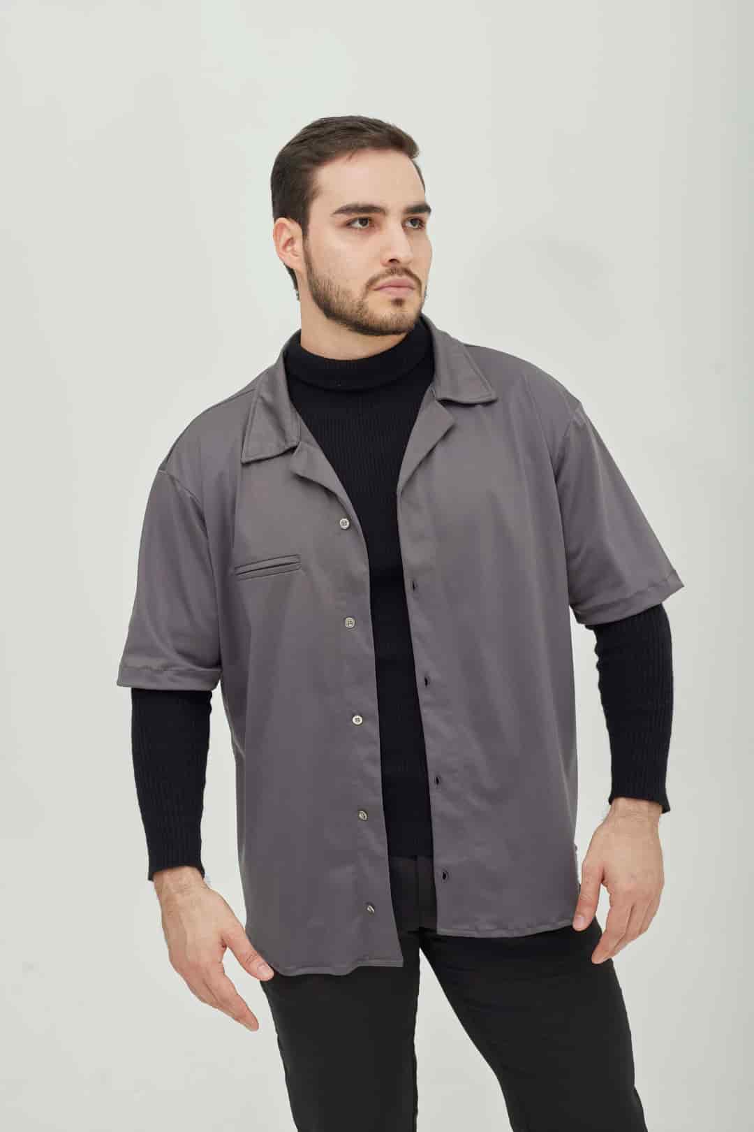 Camisa Hollywood Gris - miniatura 1