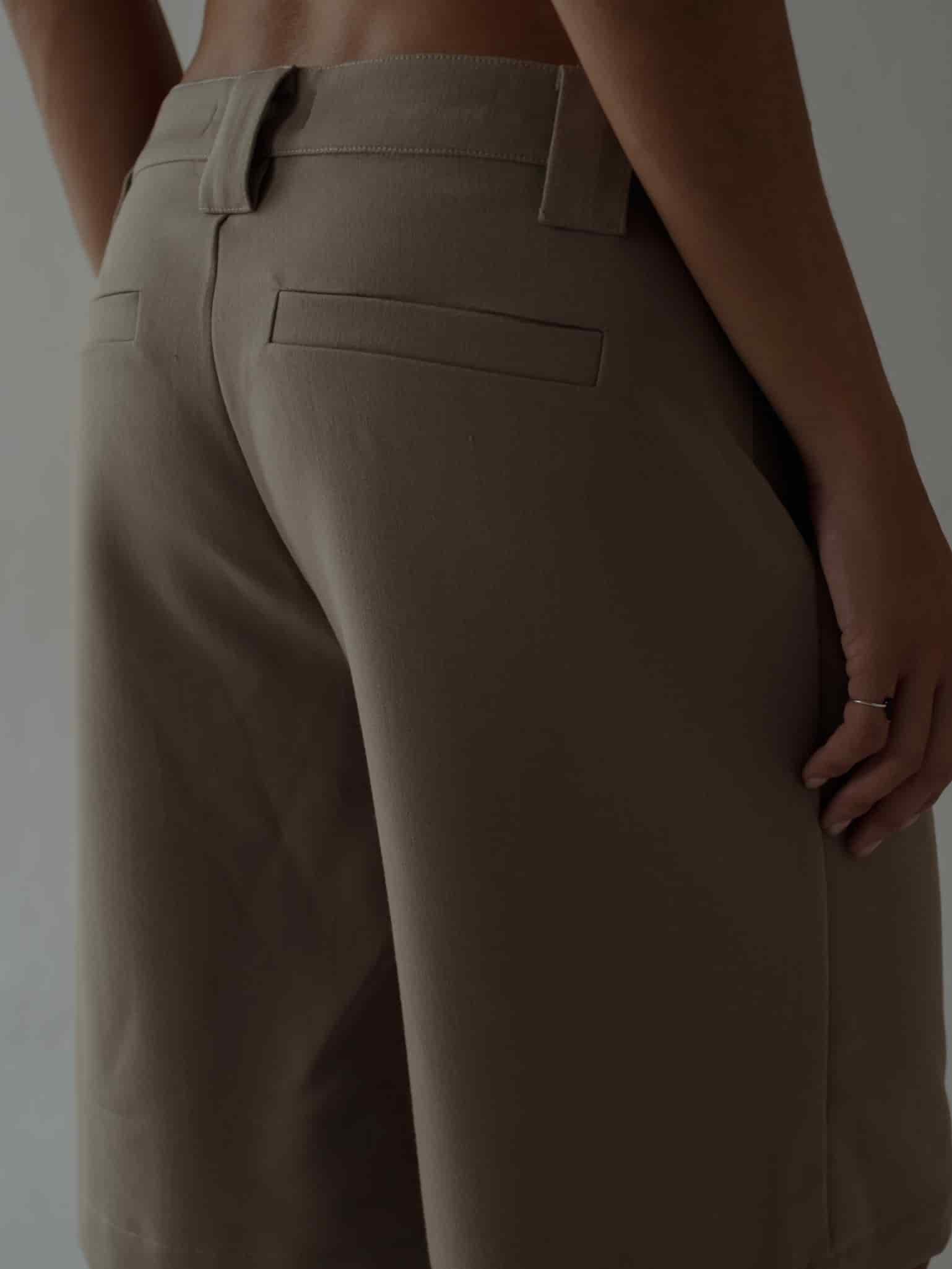 LONG CLASSIC SHORTS - TAUPE - miniatura 12