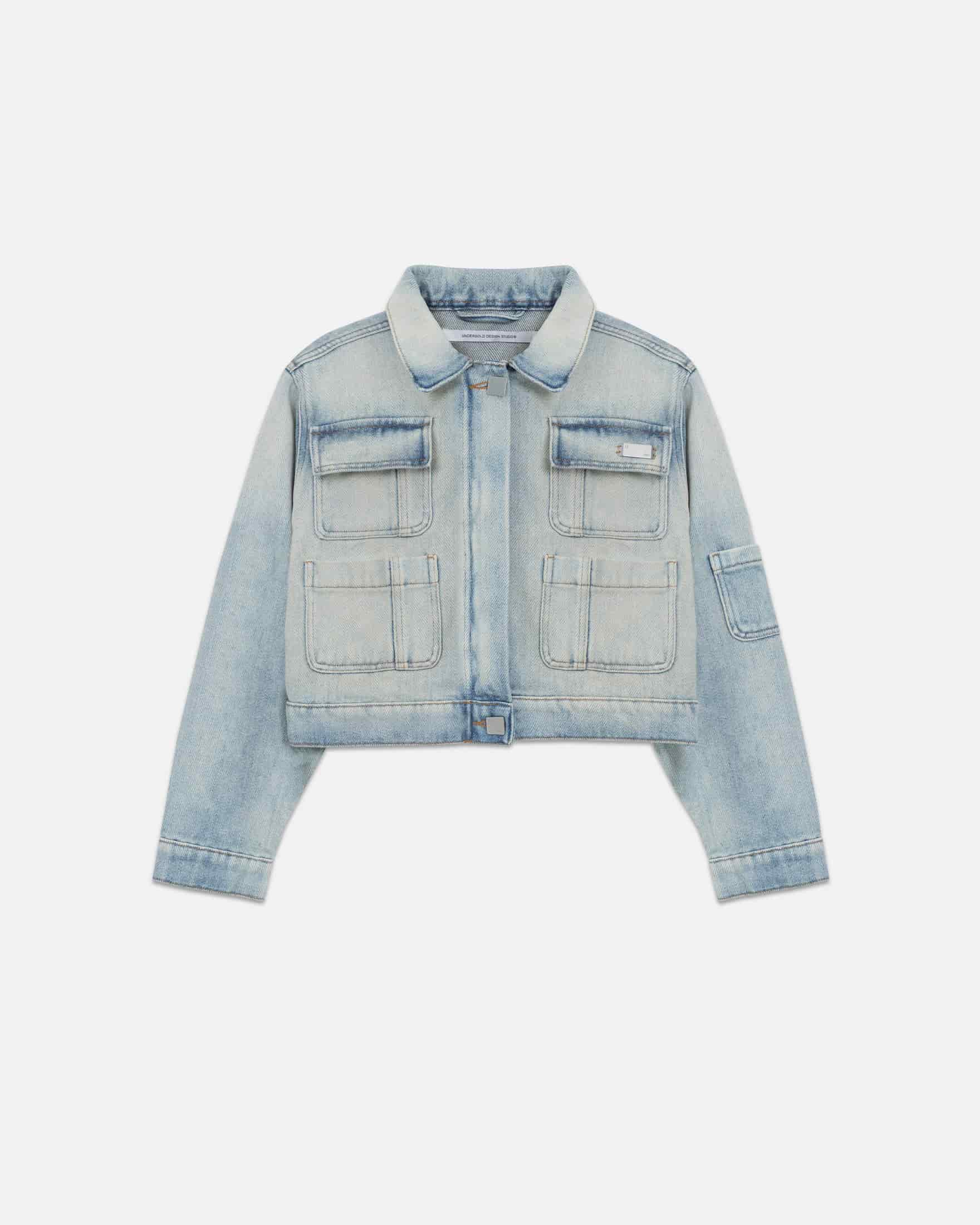 W Line Basic Multipocket Jacket Dirty Ice - miniatura 1