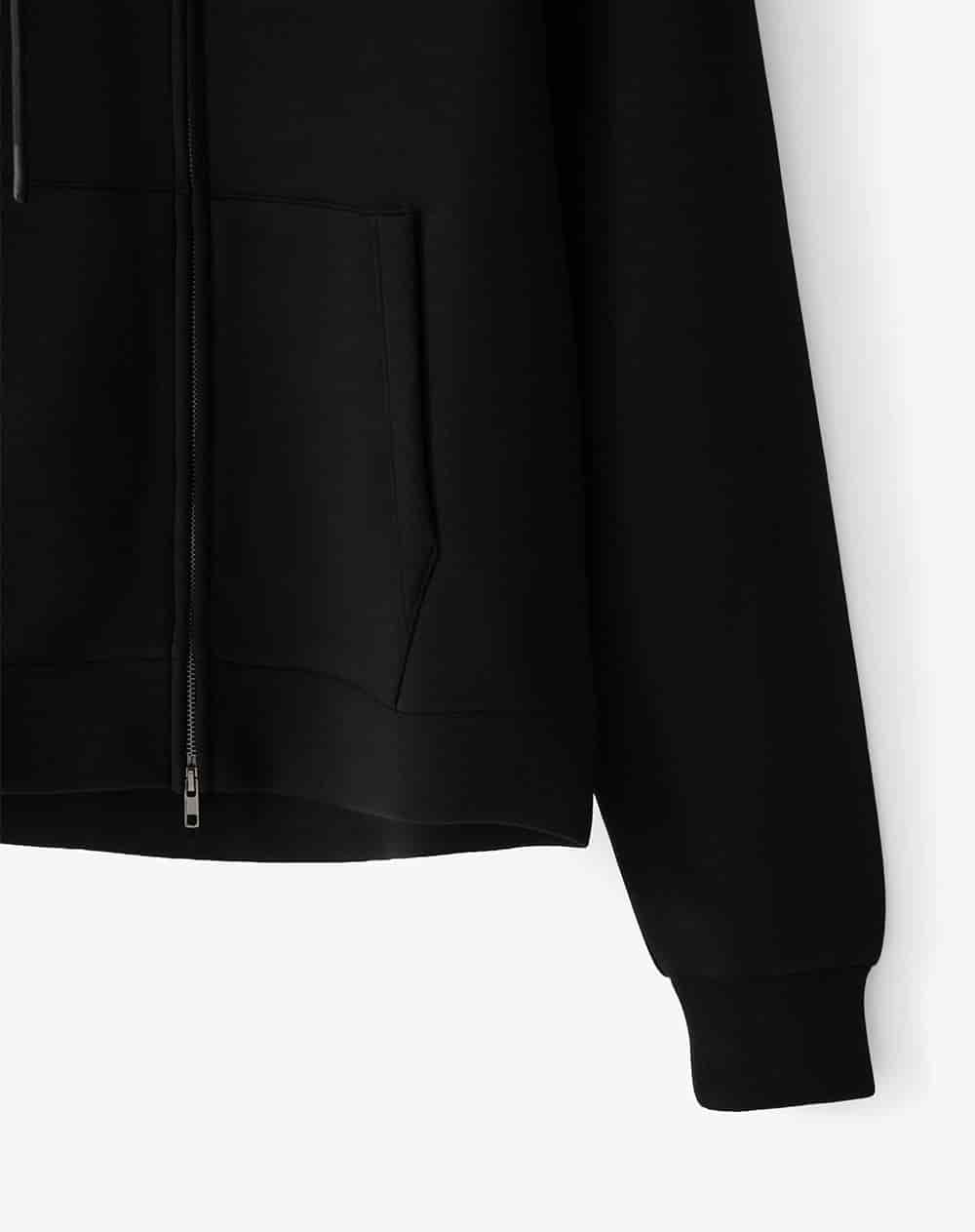 Buzo tipo hoodie negro unisex GEF | MORAT - miniatura 10