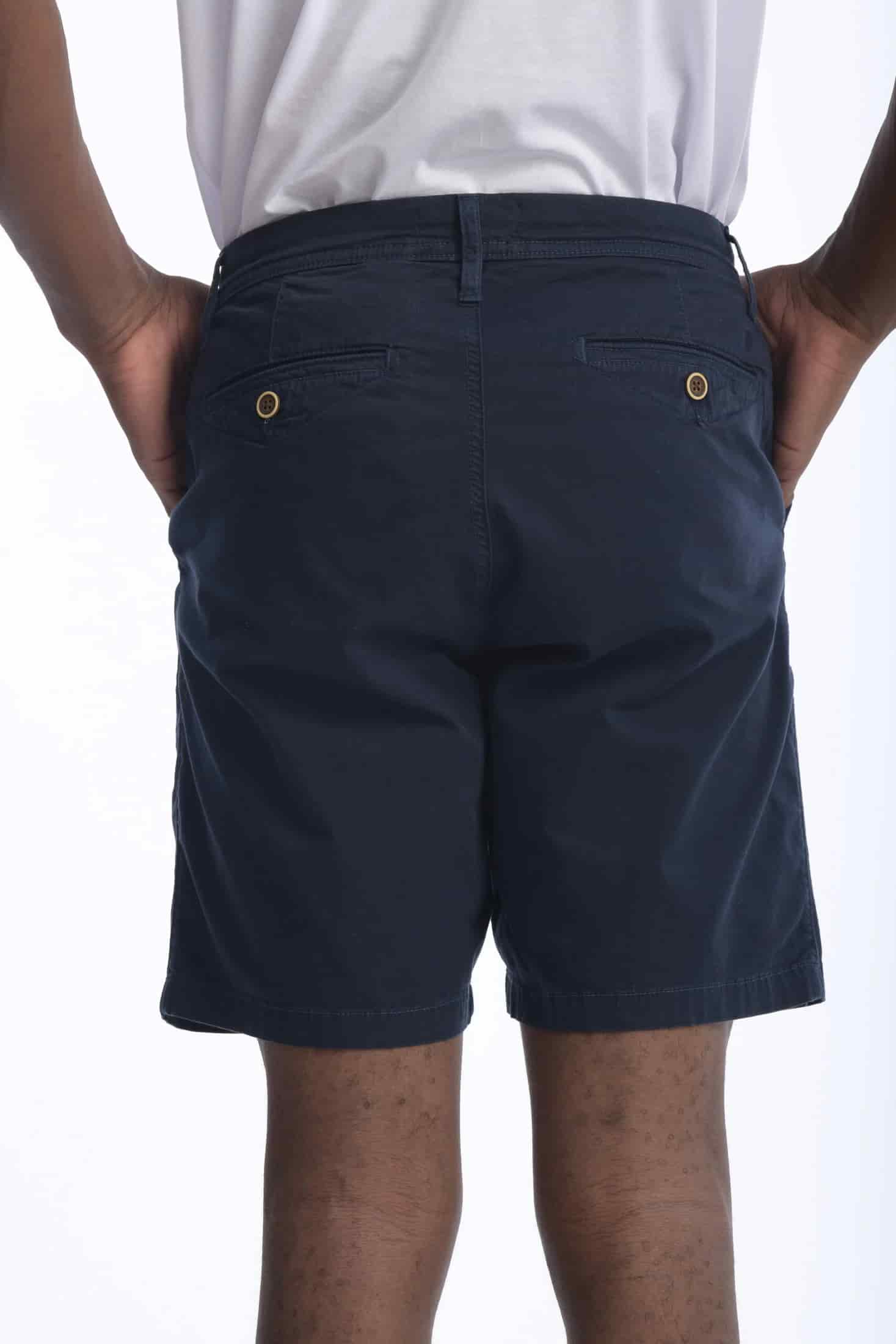Bermuda Chino Dril Azul Marino - miniatura 6