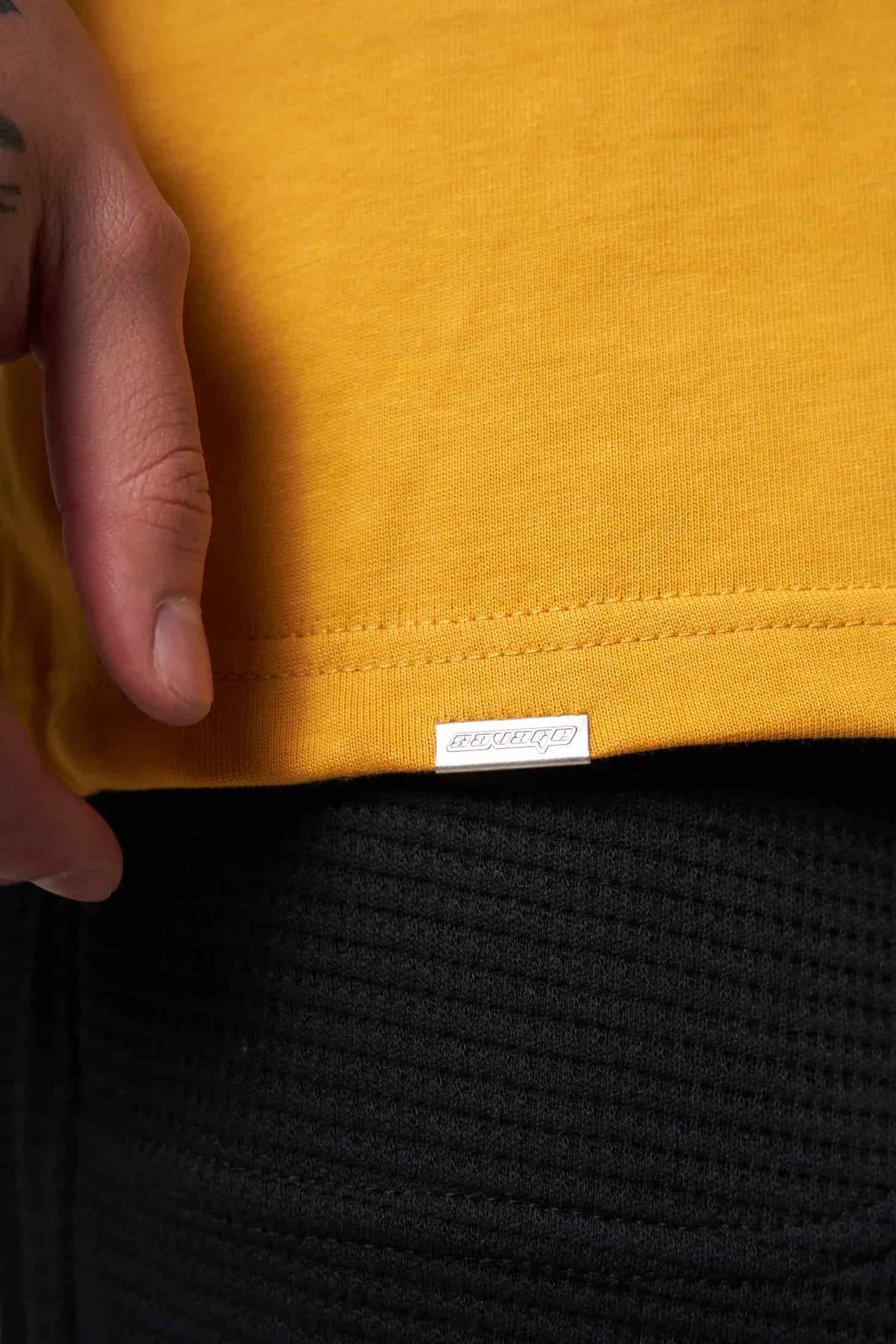 CAMISETA 250 GRAMOS, 100% ALGODÓN AMARILLO - miniatura 4