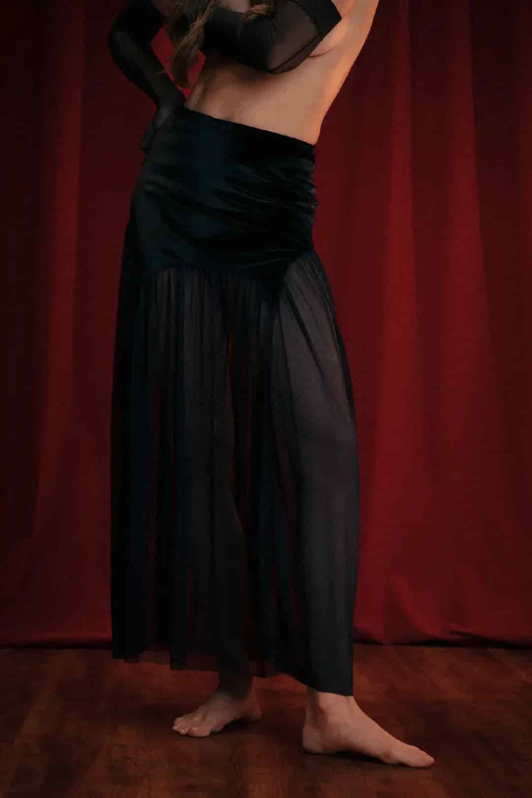 FALDA SUZETTE NEGRO - miniatura 1