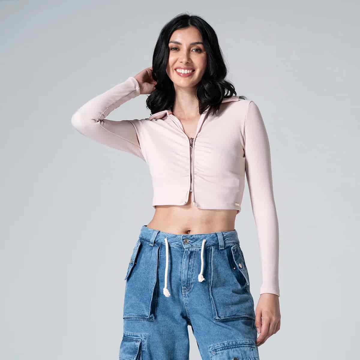 Blusa Corta Slim Manuelle - miniatura 2