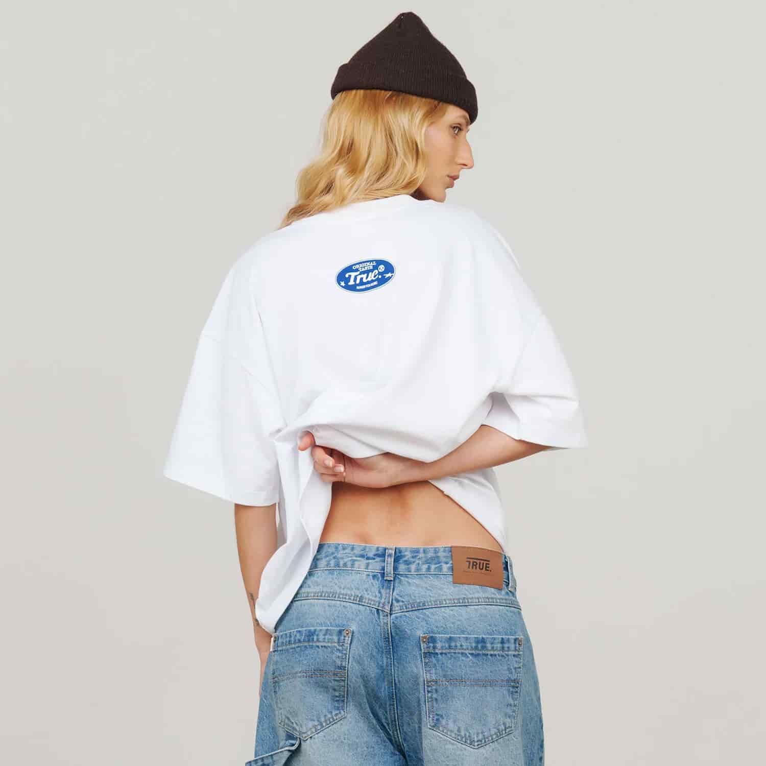 Lollipop Boxy Tee - White - miniatura 16