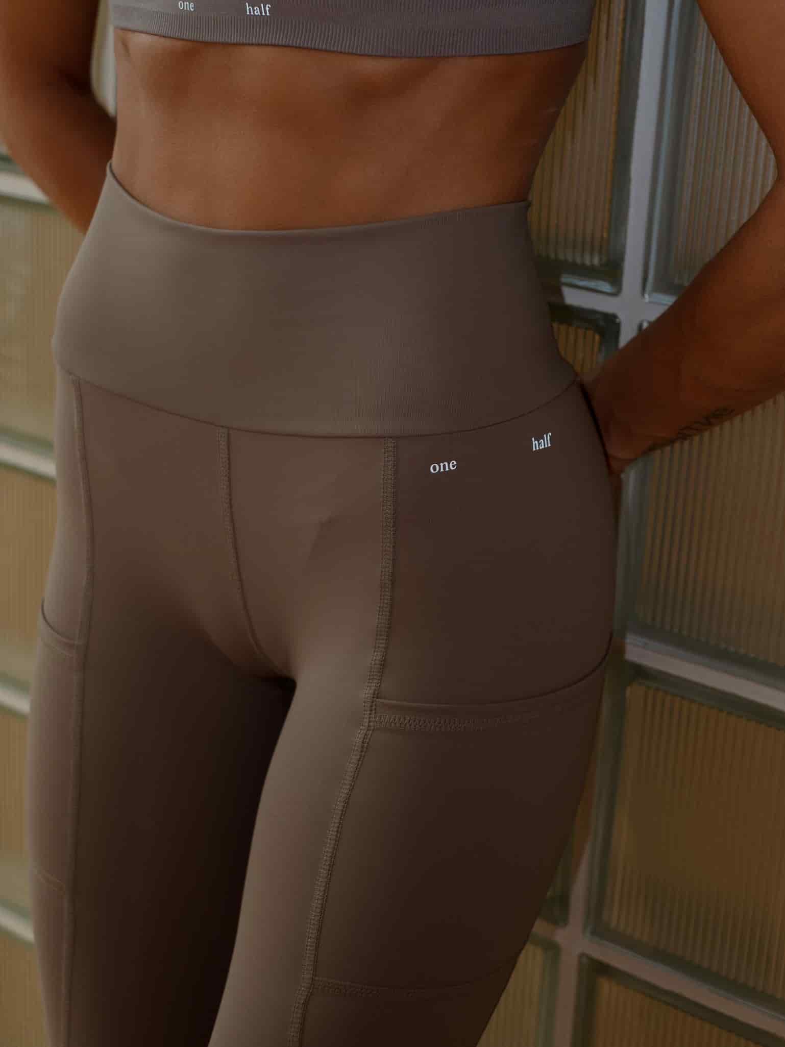 HIKING LEGGINGS - TAUPE - miniatura 3
