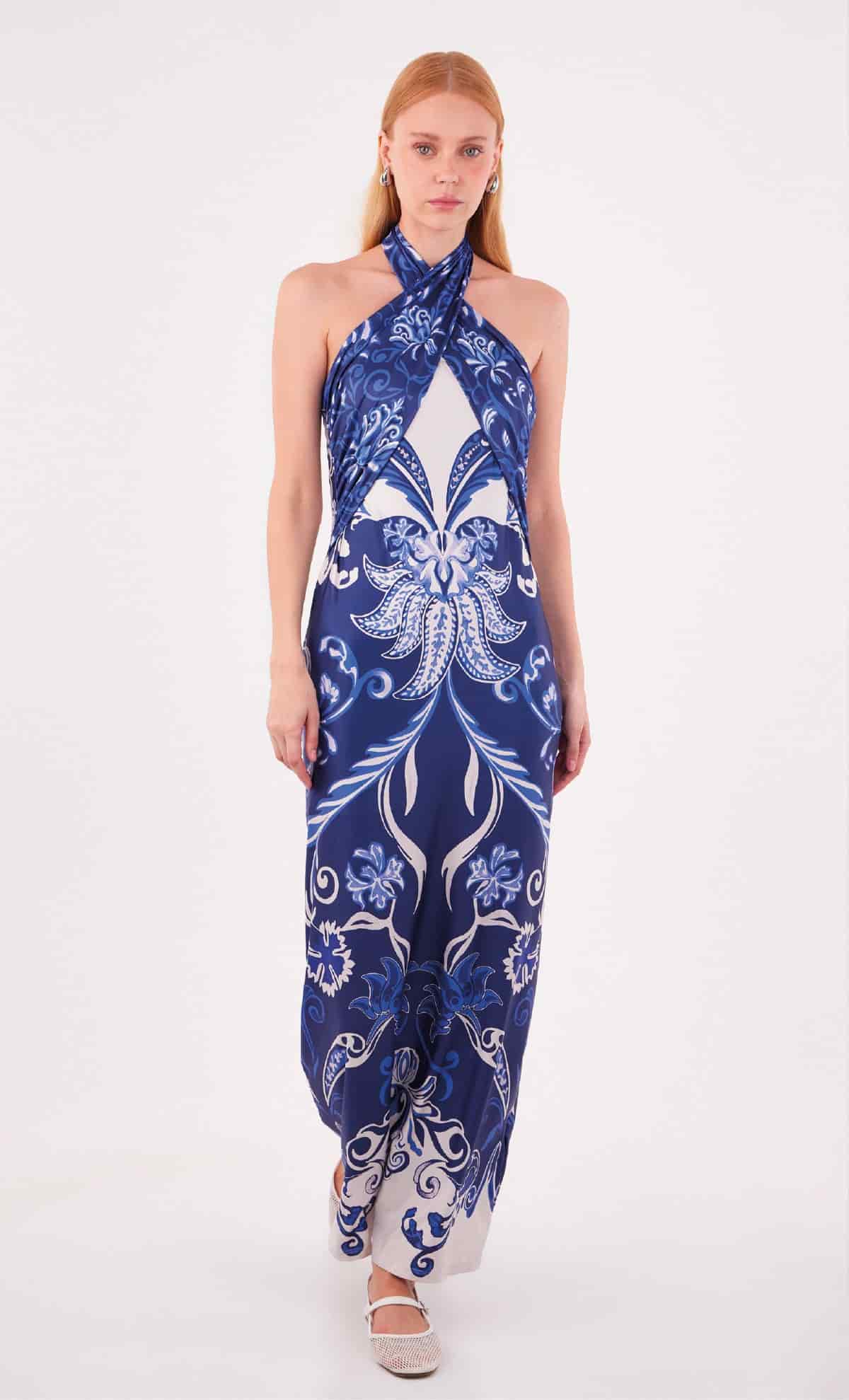 Vestido largo Ramtin Tiles - miniatura 3