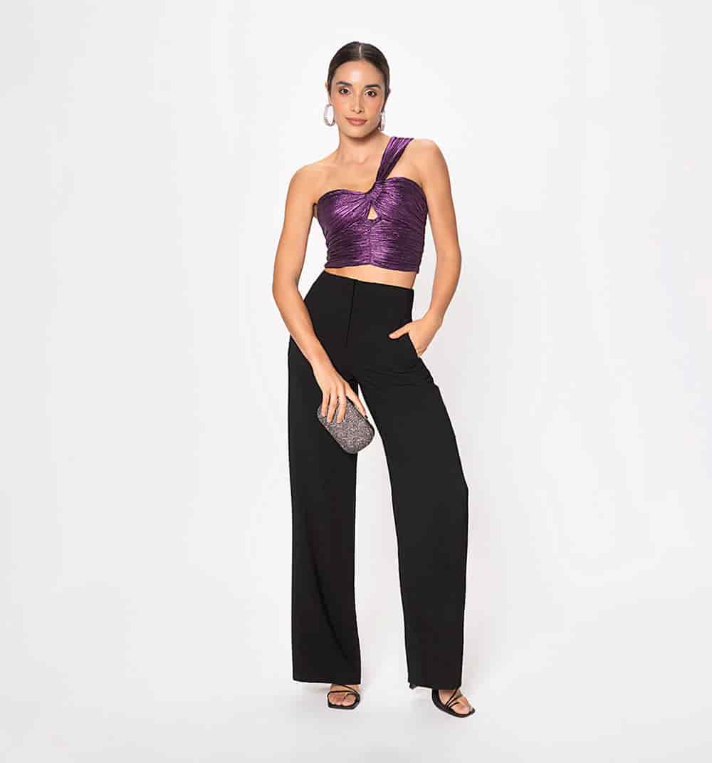 Blusa un solo hombro - miniatura 1