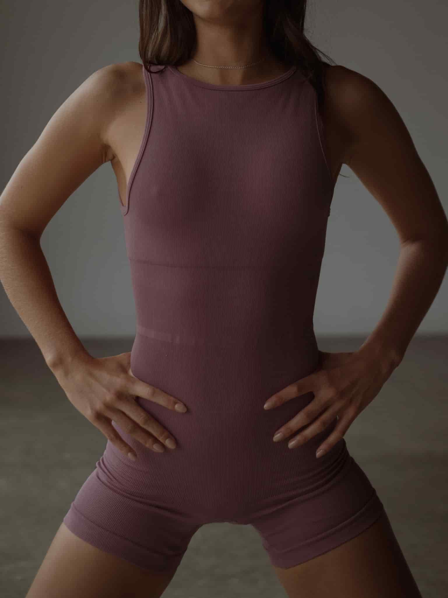 SUITED SEAMLESS UNITARD - COSMETIC PINK - miniatura 2