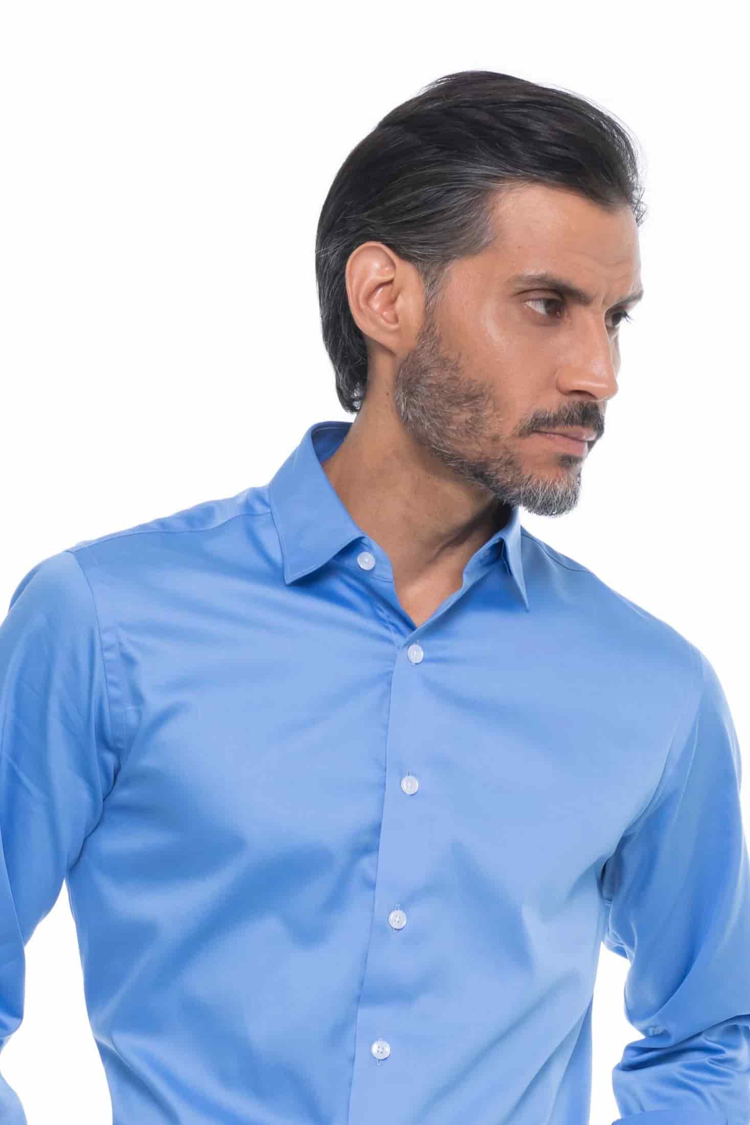 Camisa Genova Azul Medio - miniatura 2