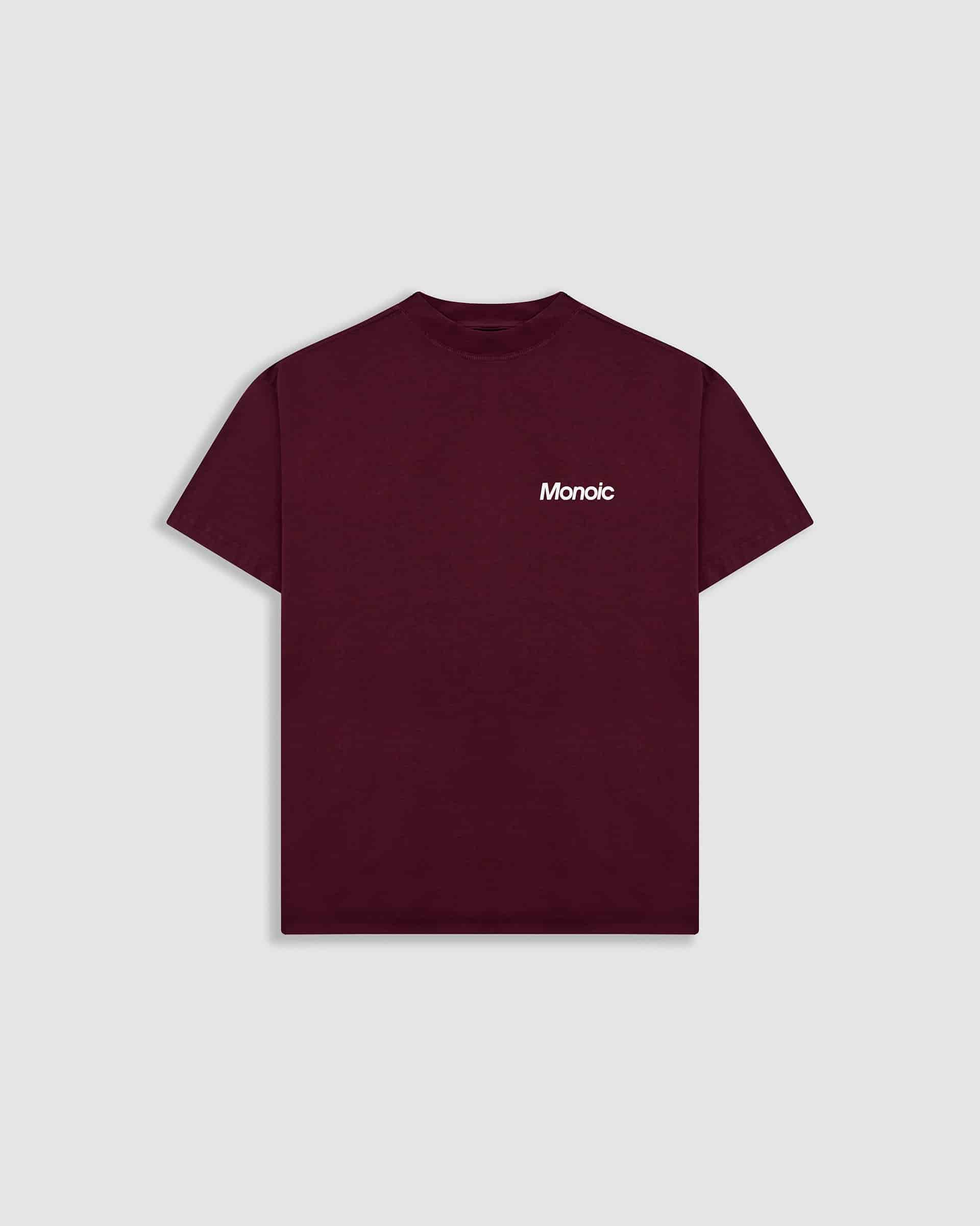 Camiseta Logo Oversized V3 - Burgundy - miniatura 8