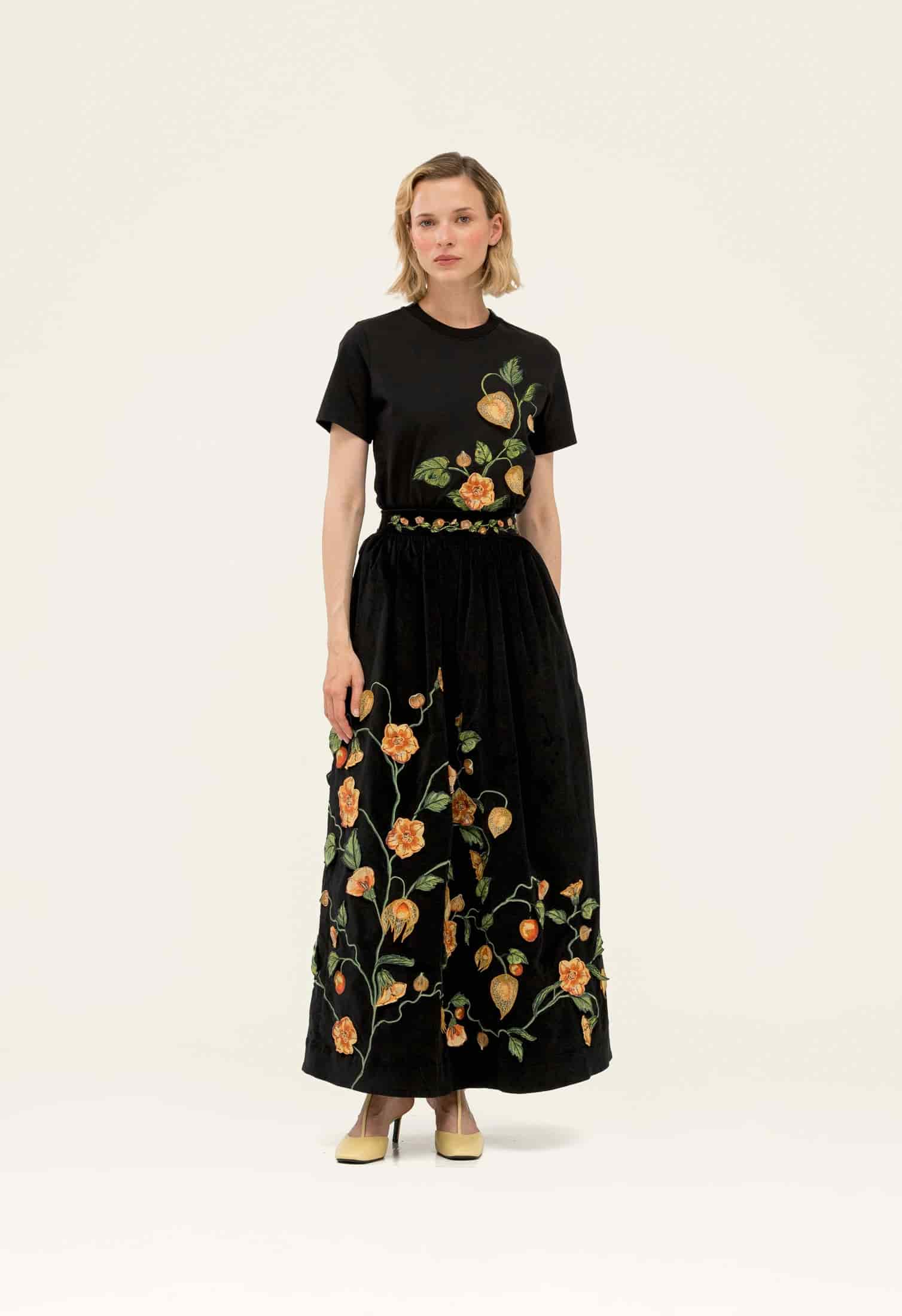 Tangelo Uchuva Maxi Skirt - miniatura 3