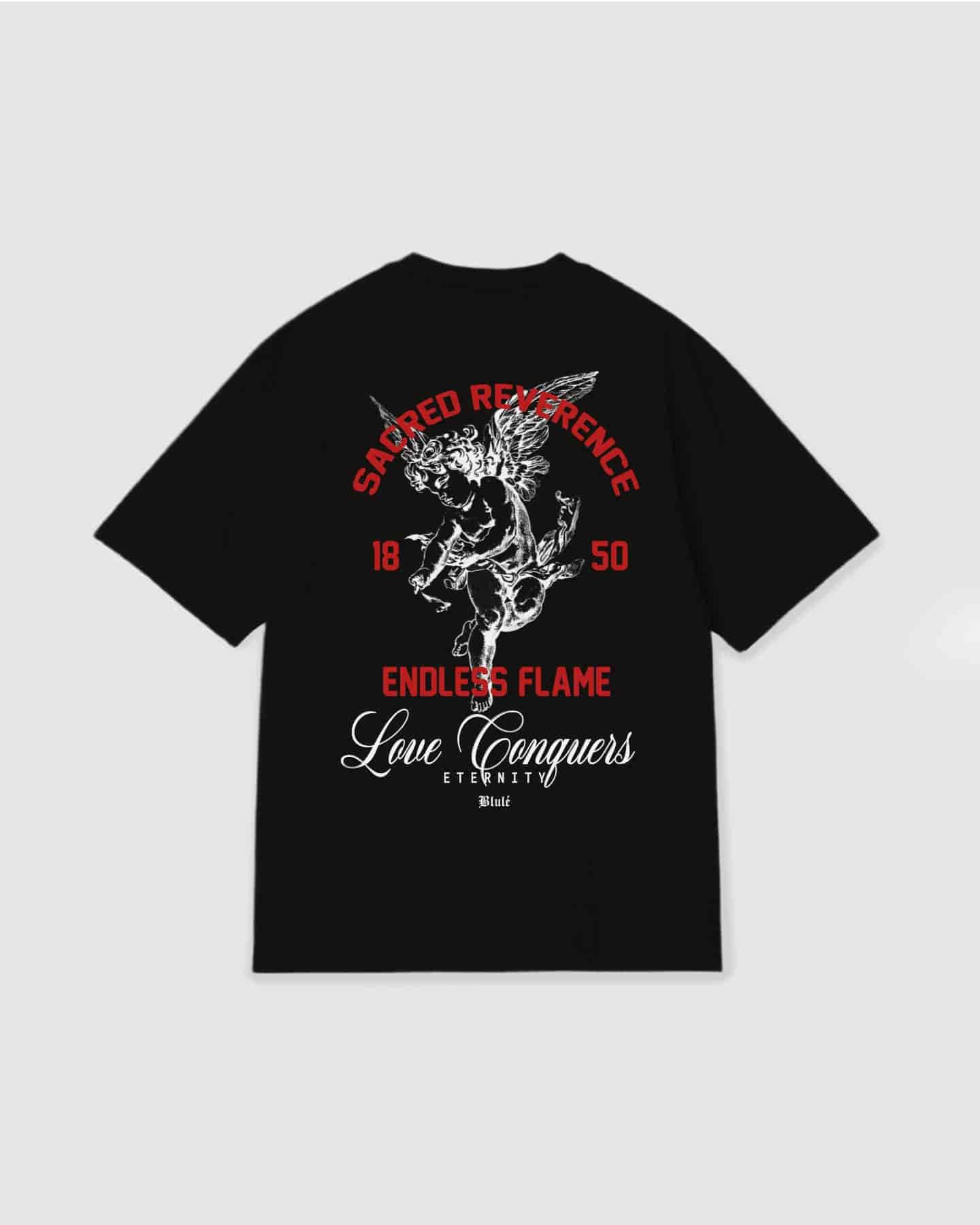 Oversized T Shirt Reverence Black - miniatura 1