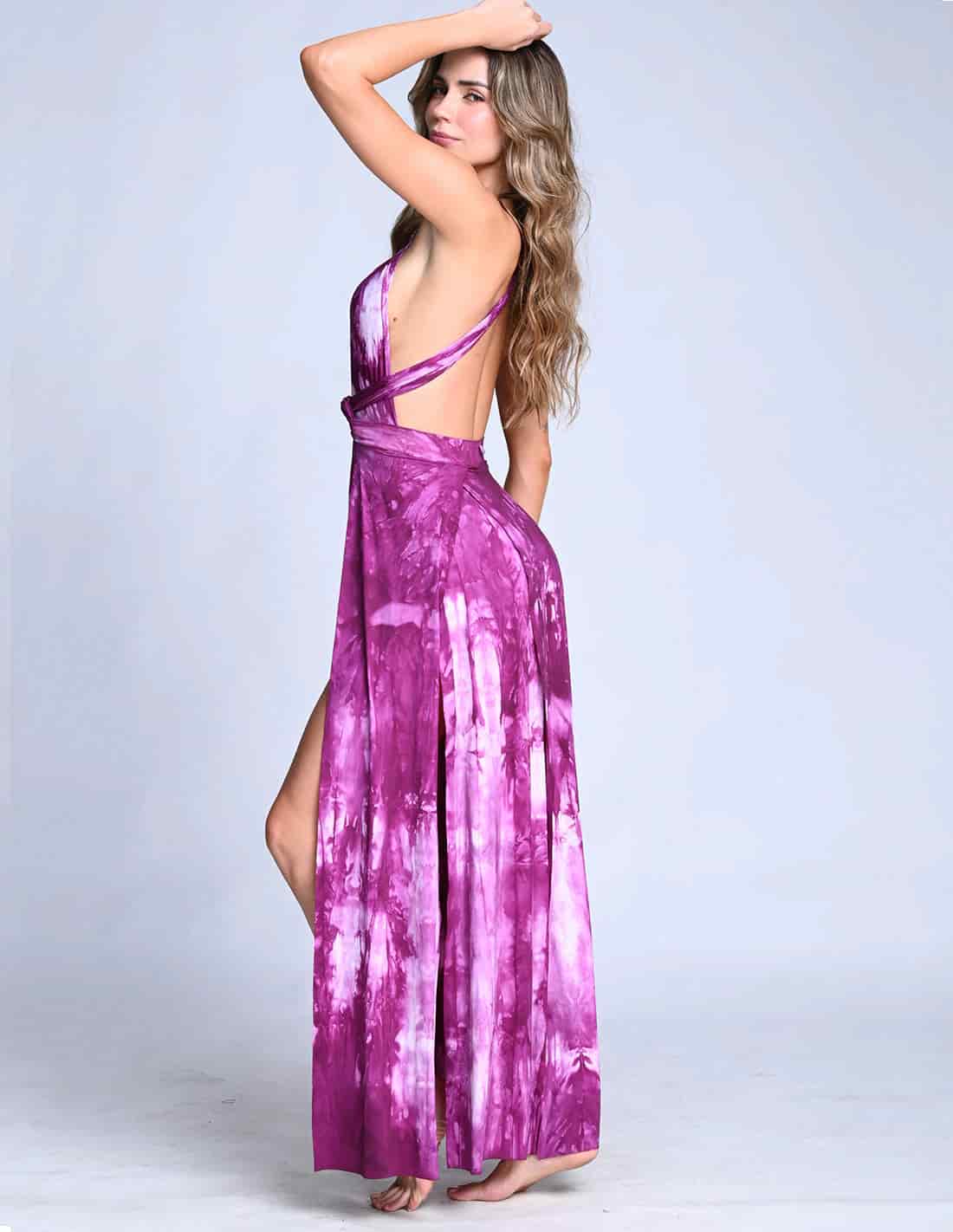 Falda Stripe Spotted Violet - miniatura 6