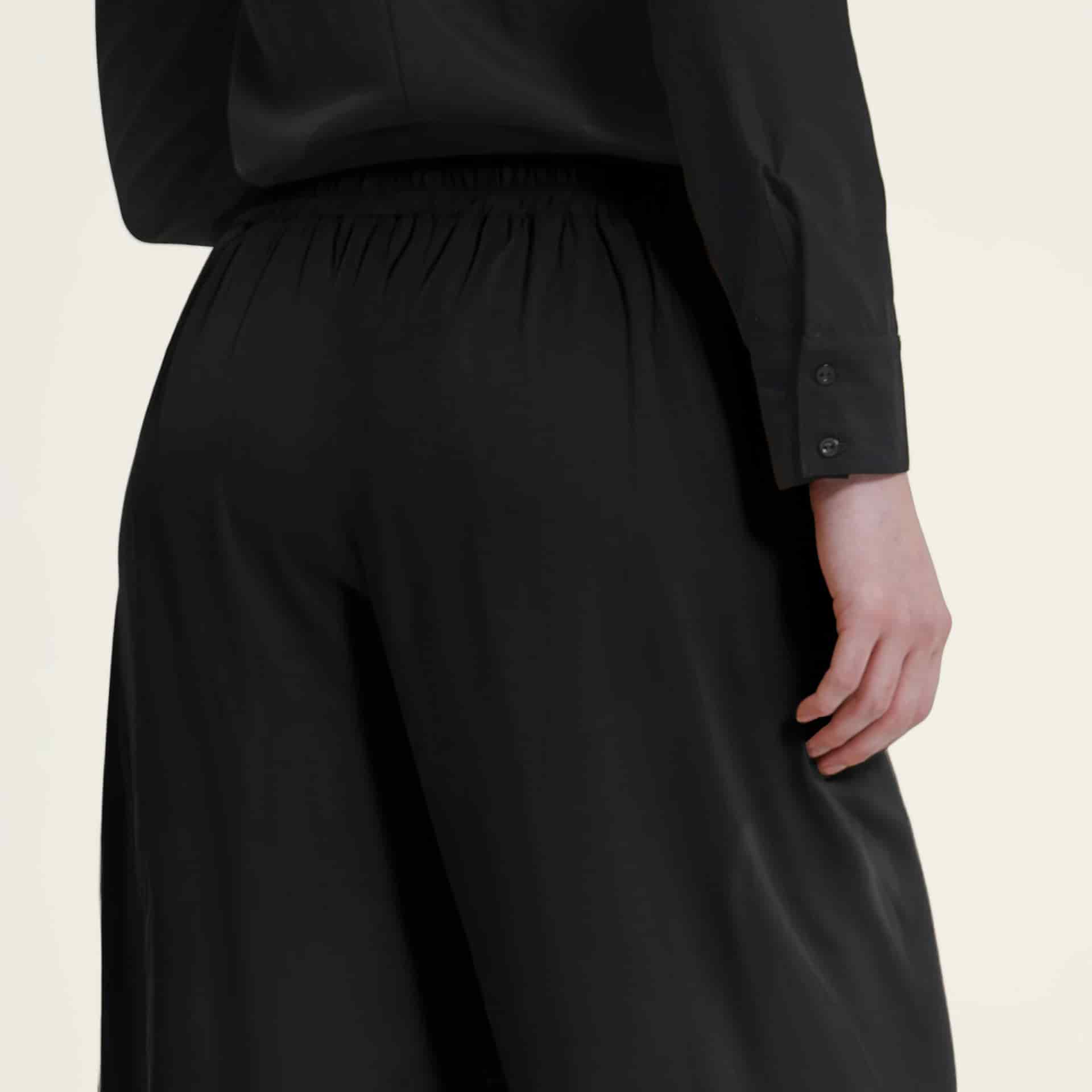Pantalón palazzo con elastico en cintura - miniatura 14