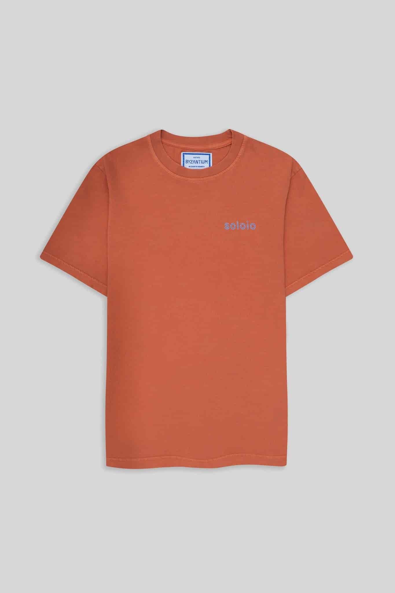 Men's cotton t-shirt orange musas - miniatura 6