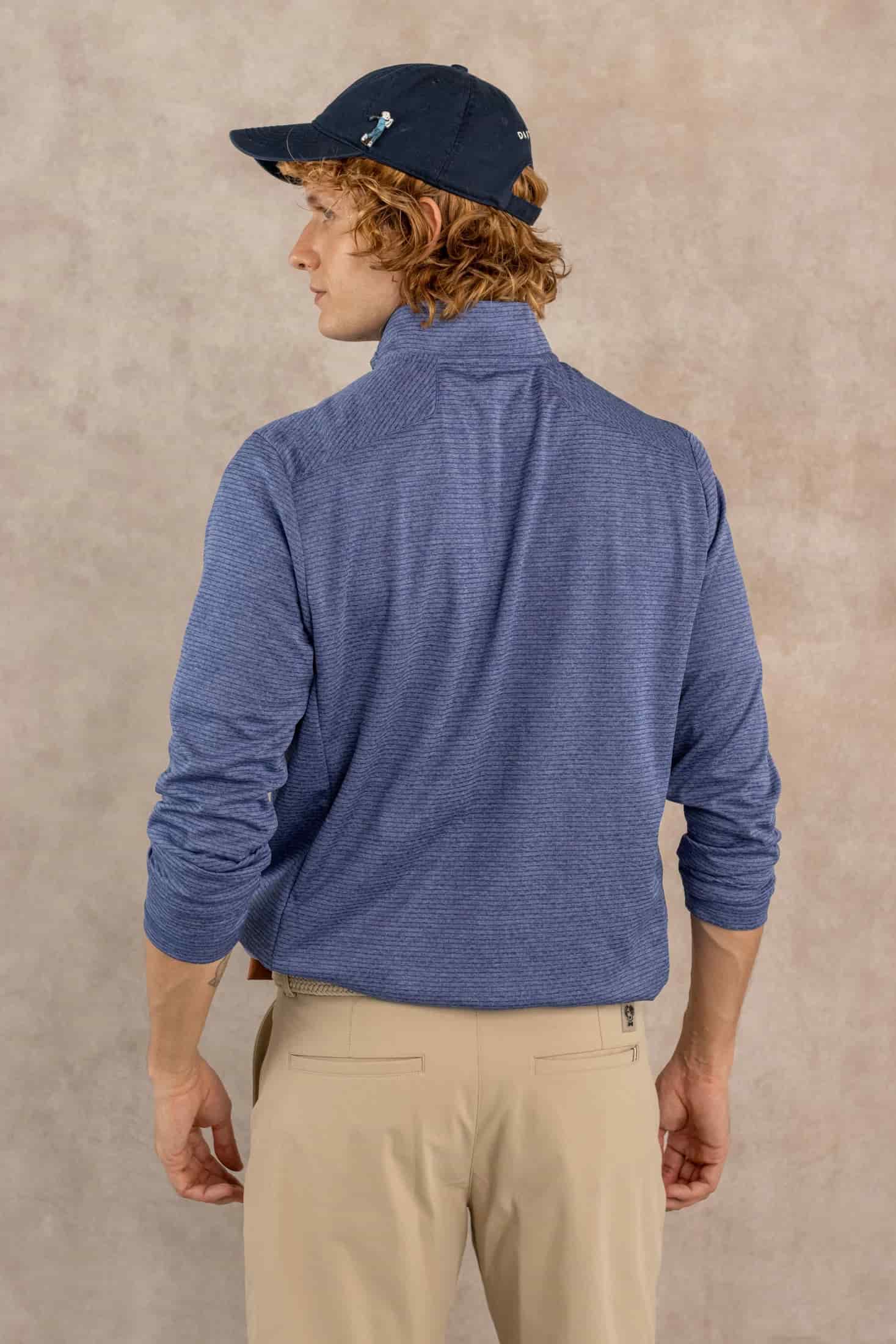 Halfzip Performance Azul - miniatura 5