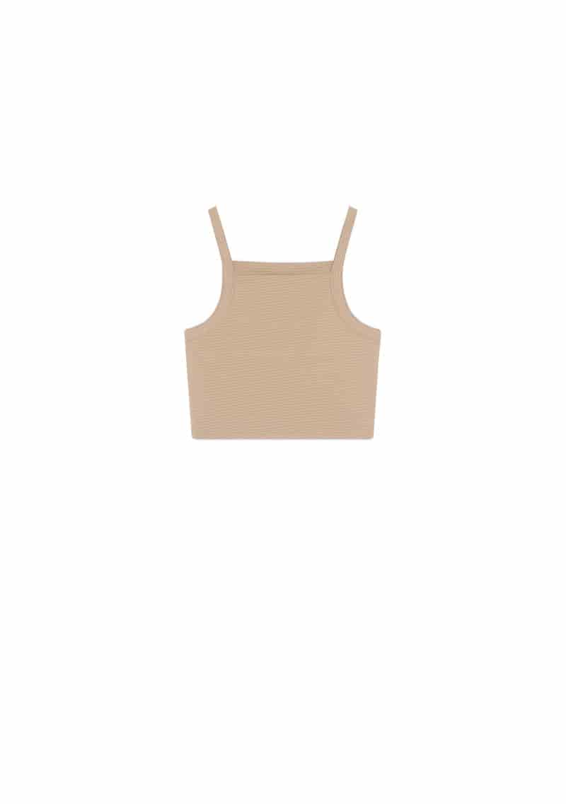 Monclair brown crop top - miniatura 1