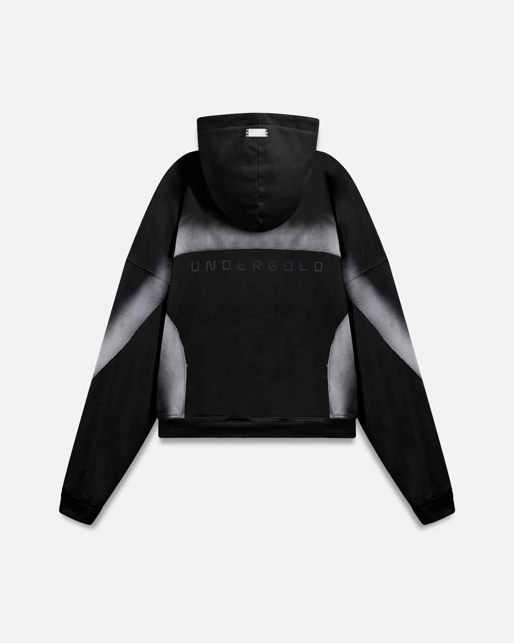 W Act 1 UG Boxy Fit Hoodie Sandblast Black - miniatura 3