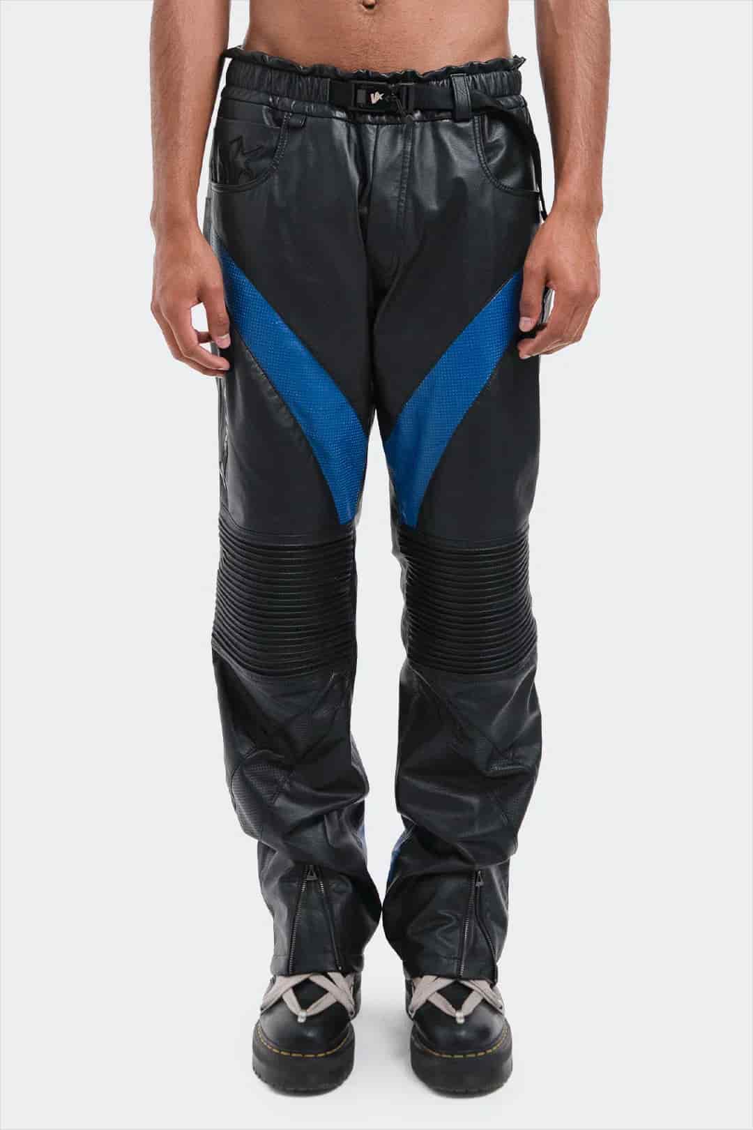VENENO PANTALON CUERO BIKER GO FASTER - miniatura 1