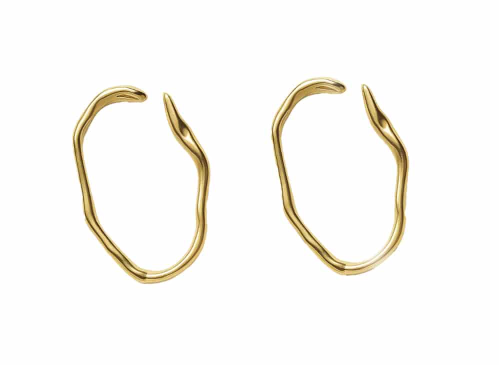 ORGANIC GOLDEN EARRINGS - miniatura 2