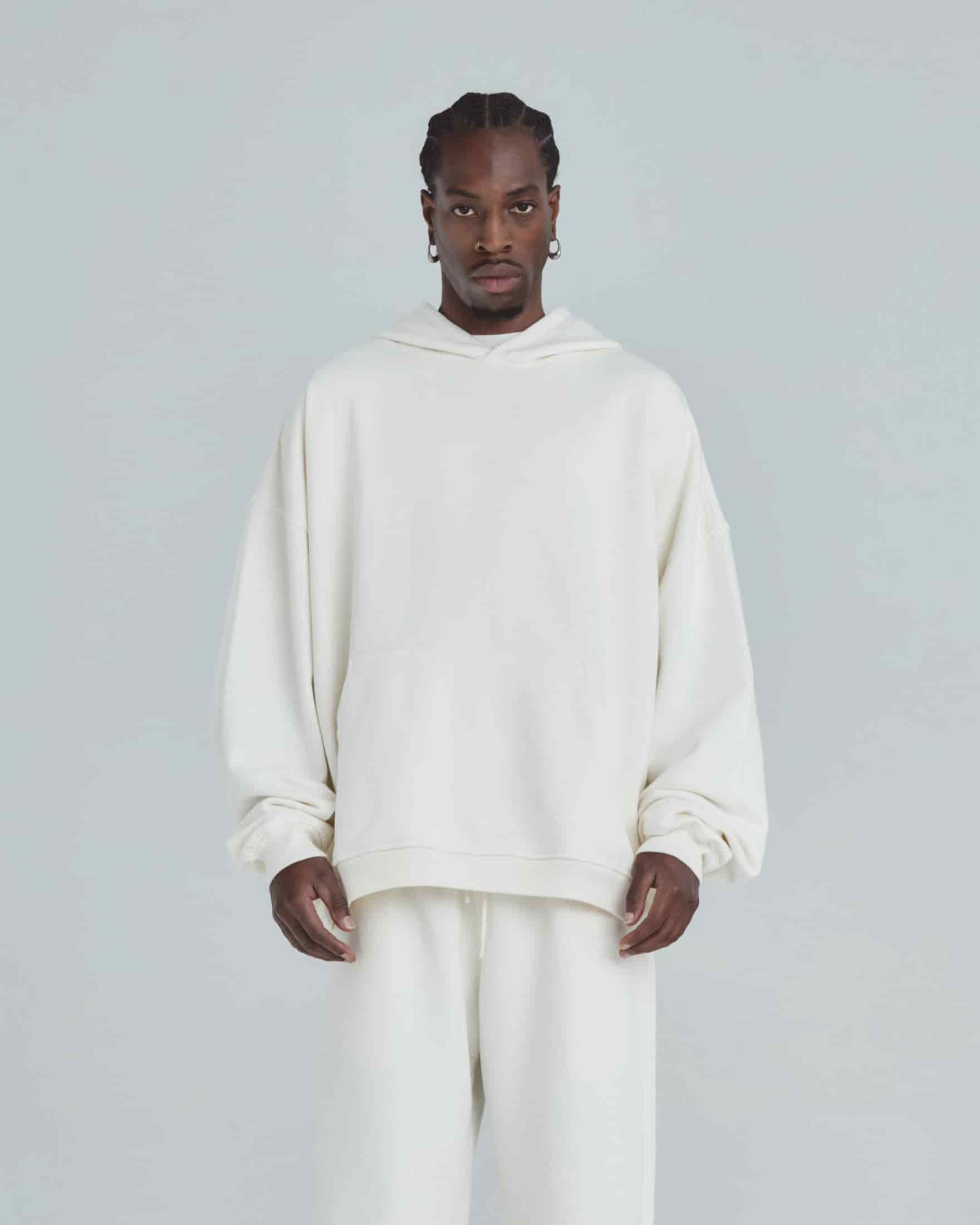 Line Basic Hoodie White - miniatura 2