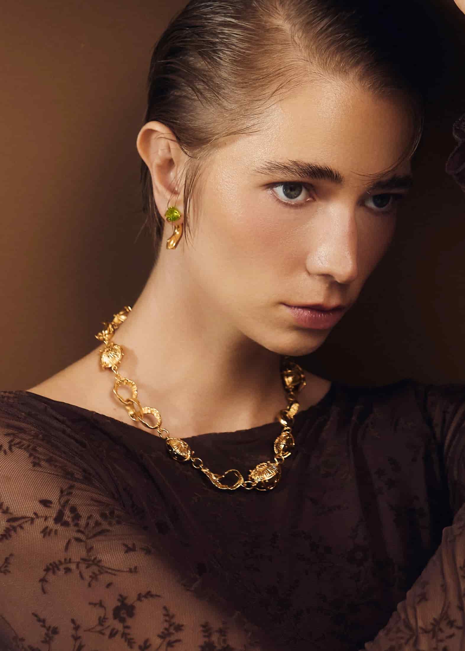 Choker Sombreritos dorado - miniatura 2