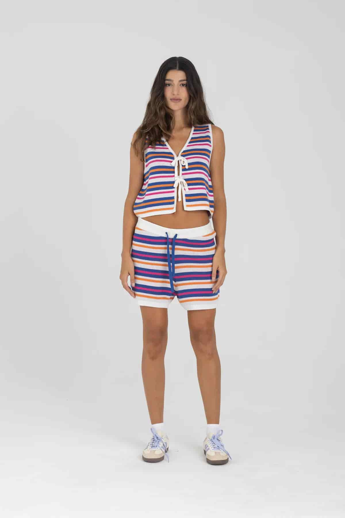 TROPICAL STRIPE TOP - miniatura 3