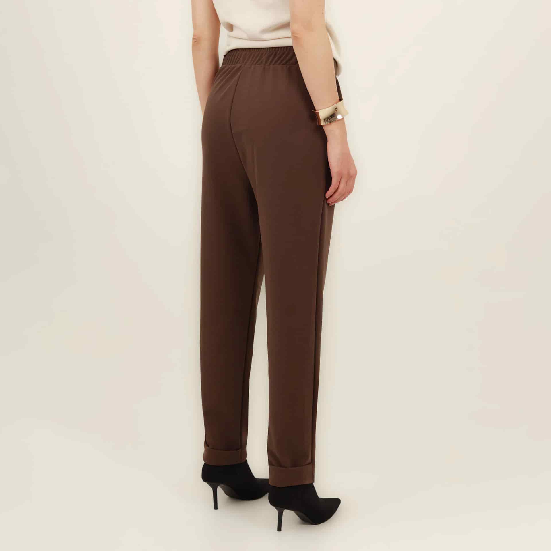 Pantalón bota recta guardapolvo con elastico en cintura - miniatura 4