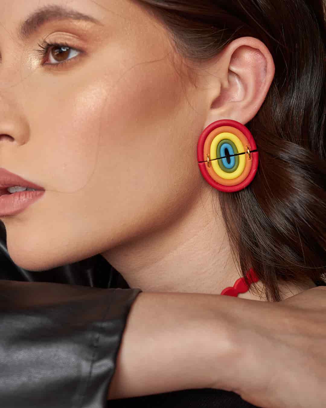 Rainbow Arc Earrings - miniatura 2