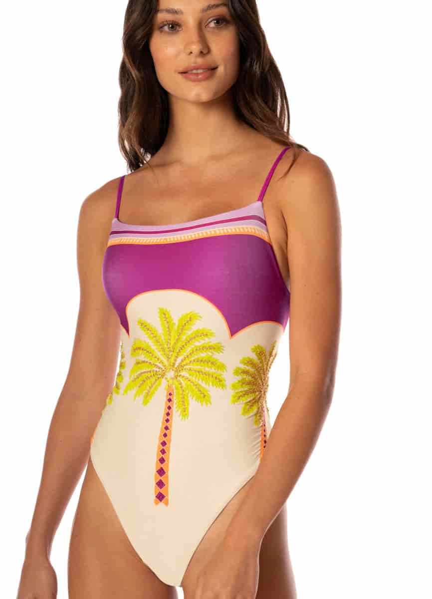 Maaji Moroccan Palm Briella Signature Cut Classic One Piece - miniatura 3