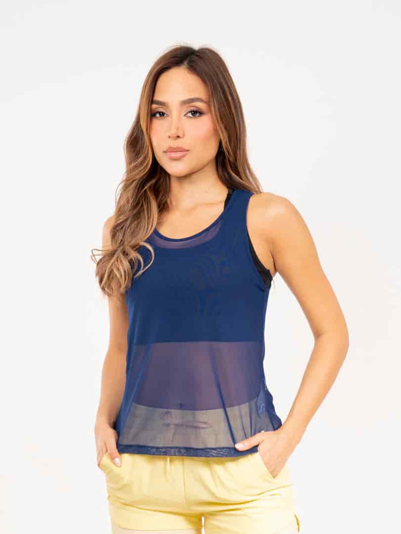 Blusa Deportiva En Malla - miniatura 3