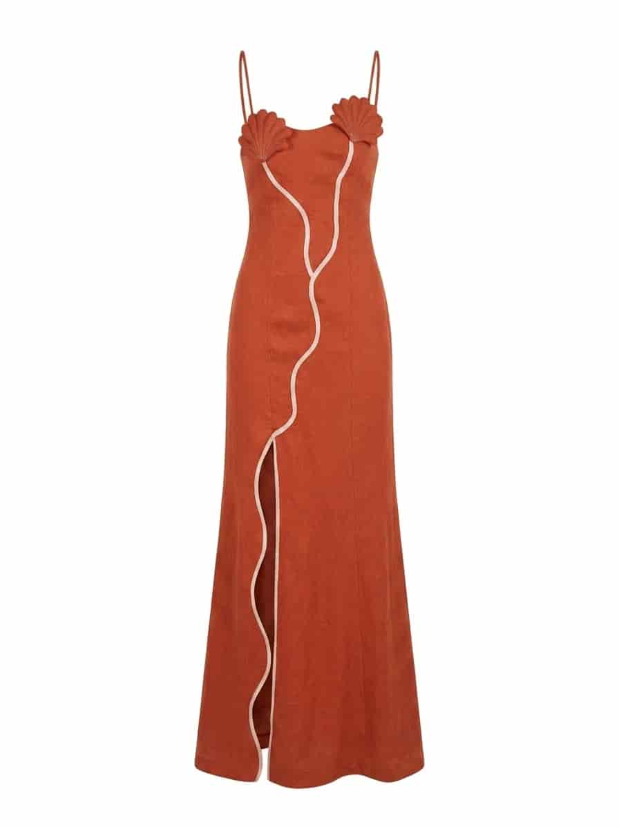 ANTONIA DRESS SUNSET ORANGE - miniatura 1