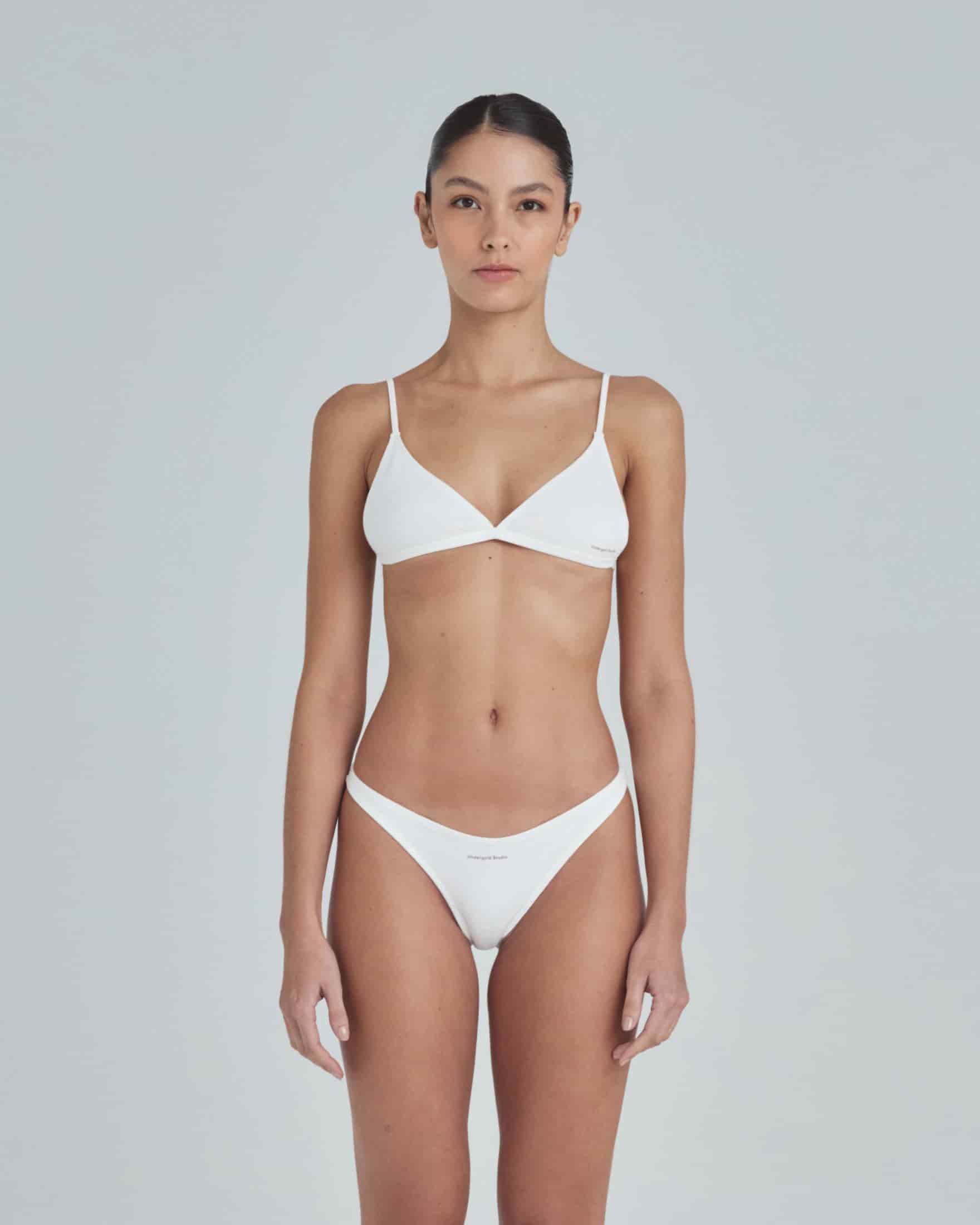 Line Undergold Studio Triangle Bralette Top White - miniatura 2