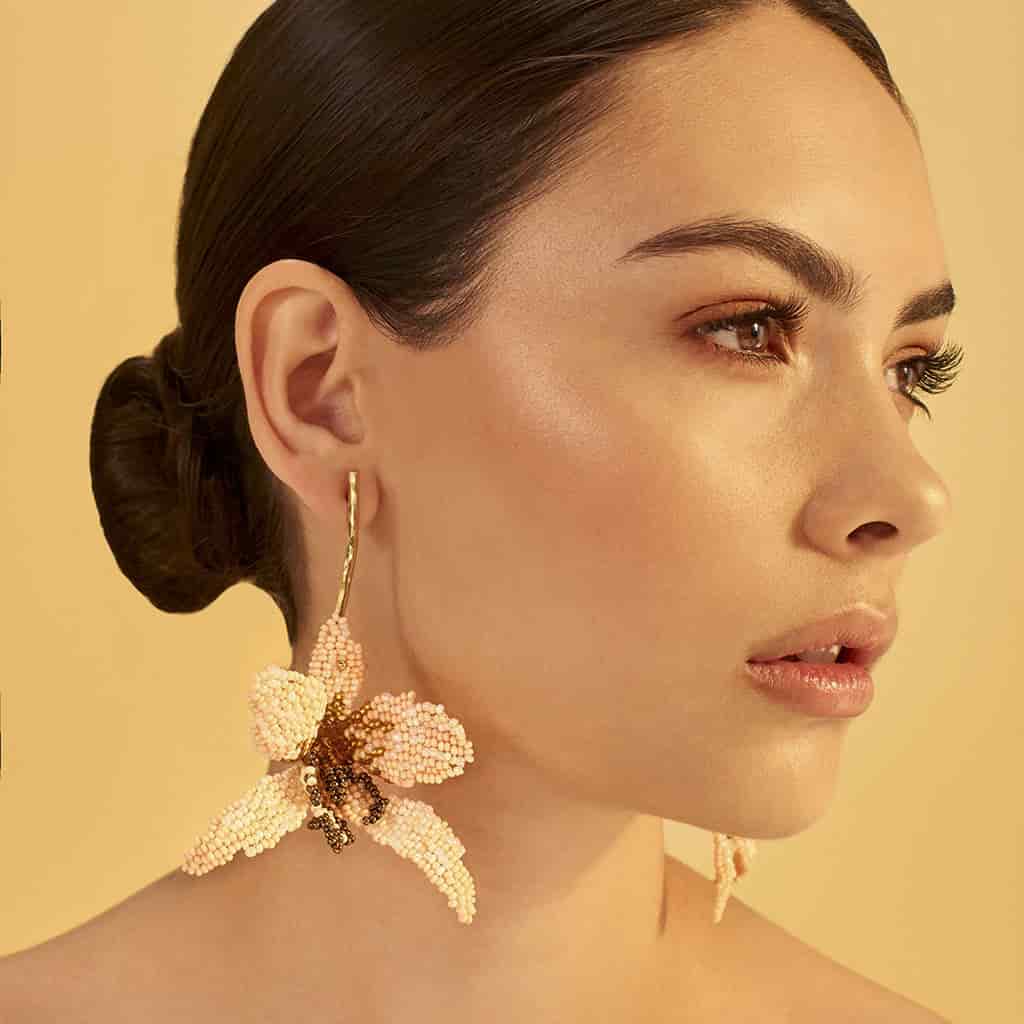 Orquídea Blush Pink Earring - miniatura 3