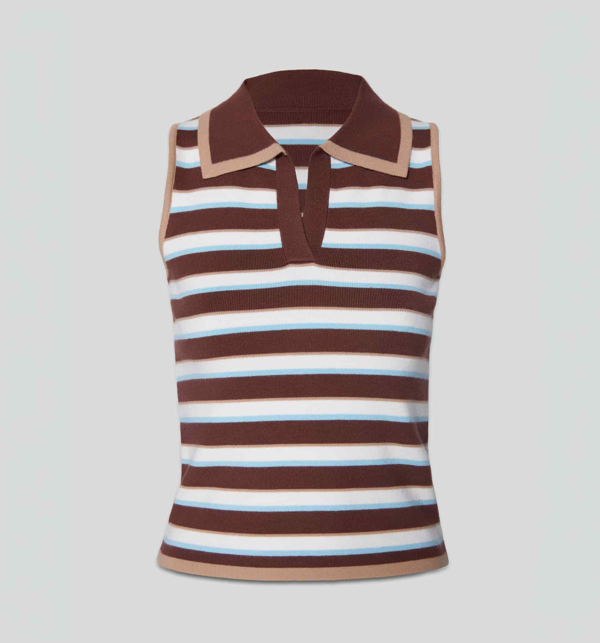 Blusa manga sisa con rayas - miniatura 5